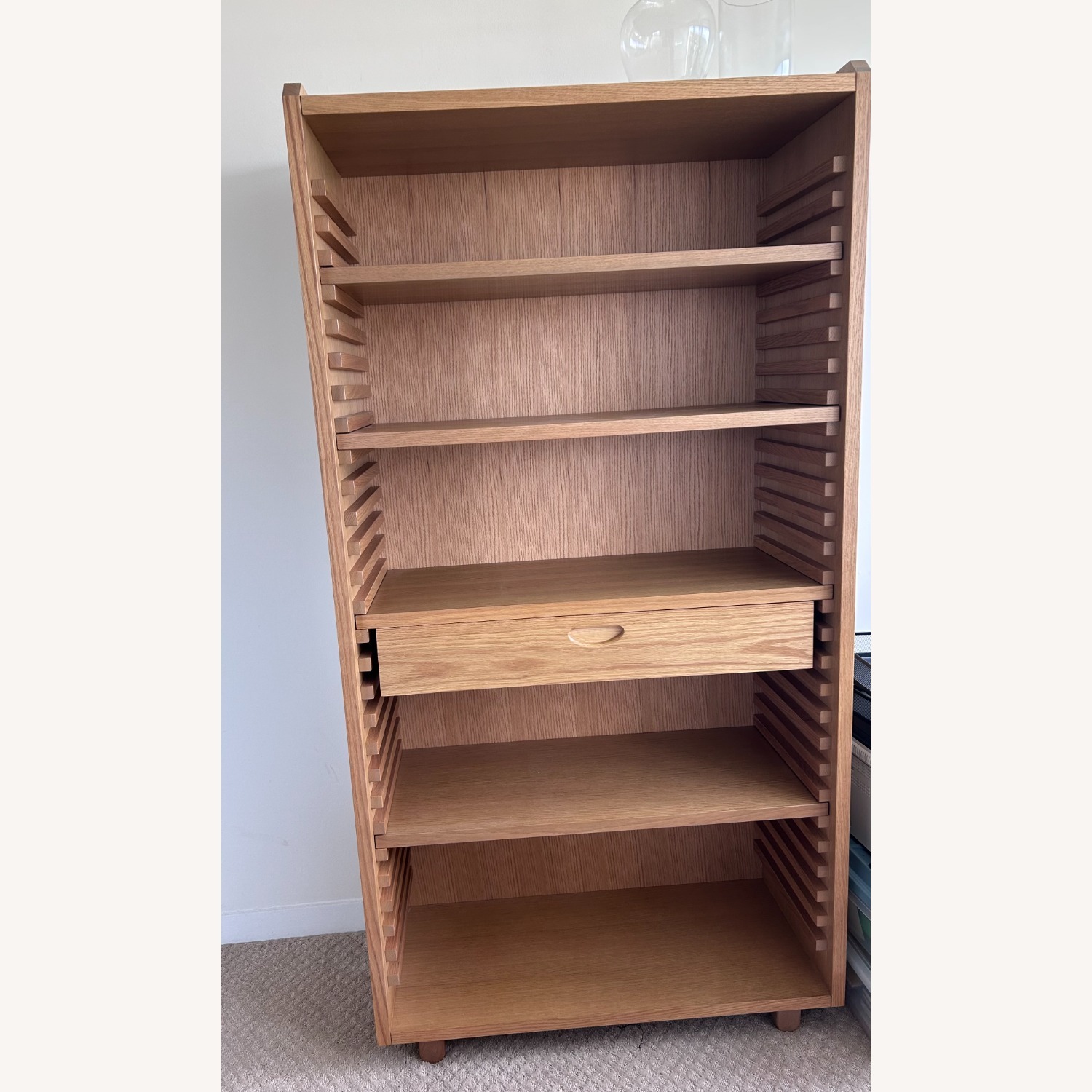 CB2 Tall Oak Bookshelf  - image-1