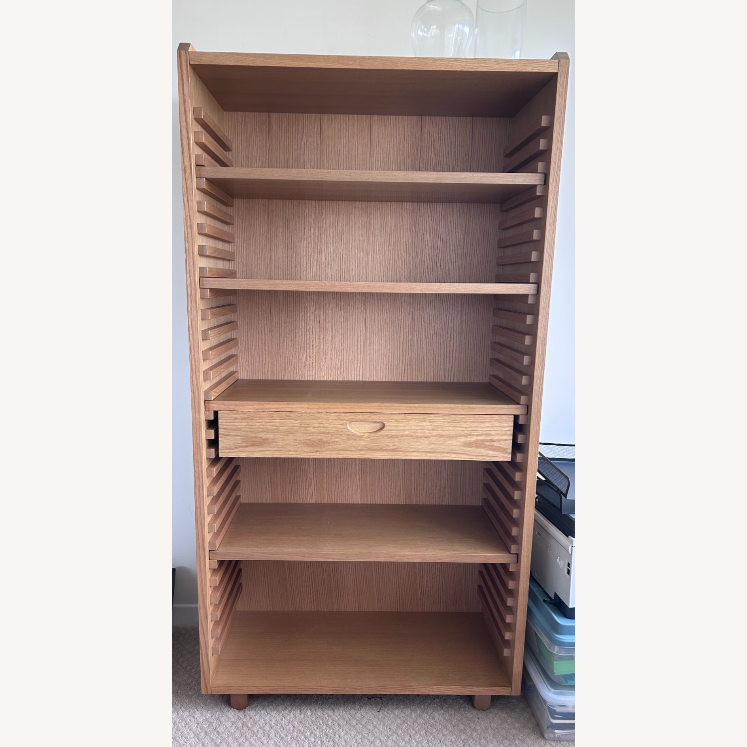 CB2 Tall Oak Bookshelf  - image-3