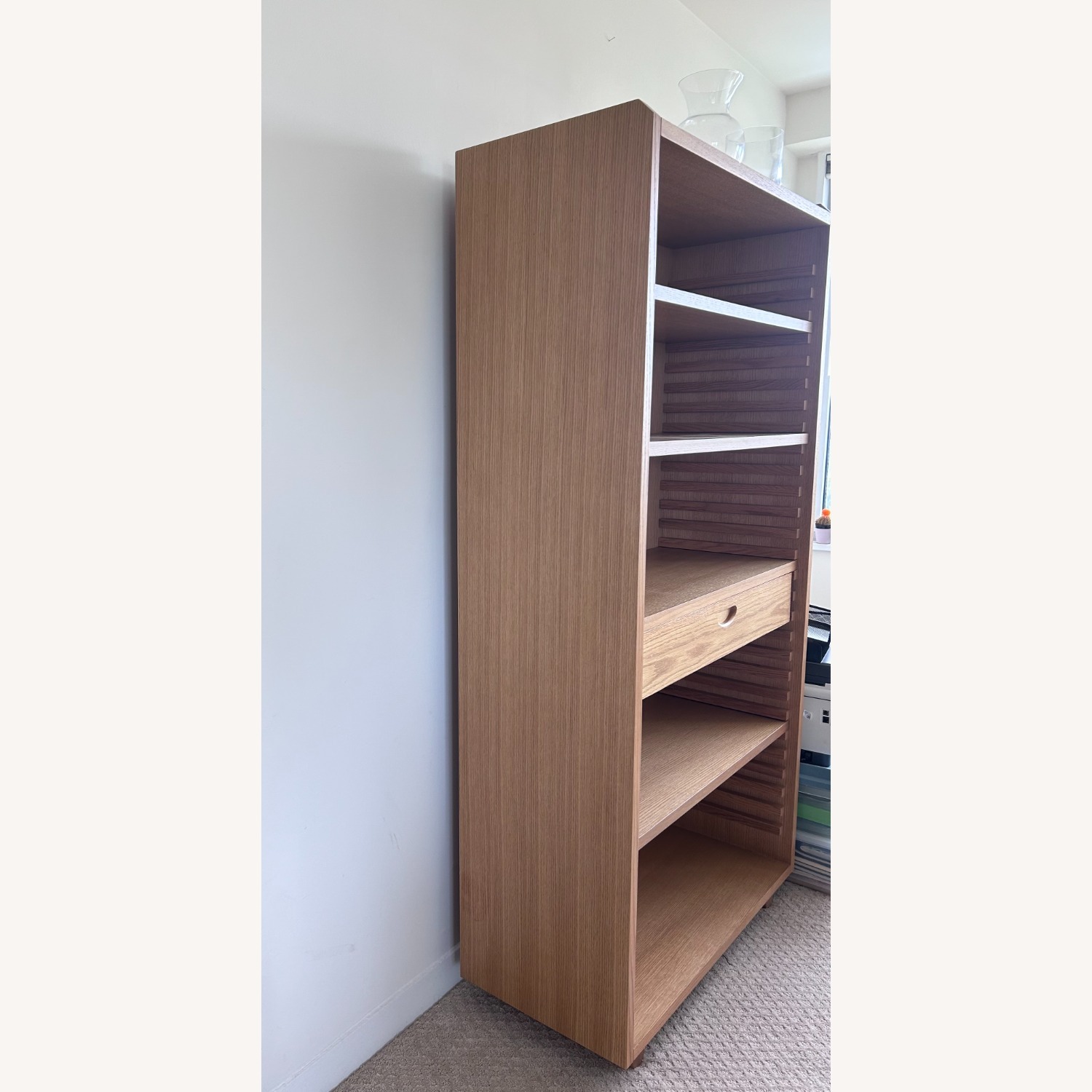 CB2 Tall Oak Bookshelf  - image-2