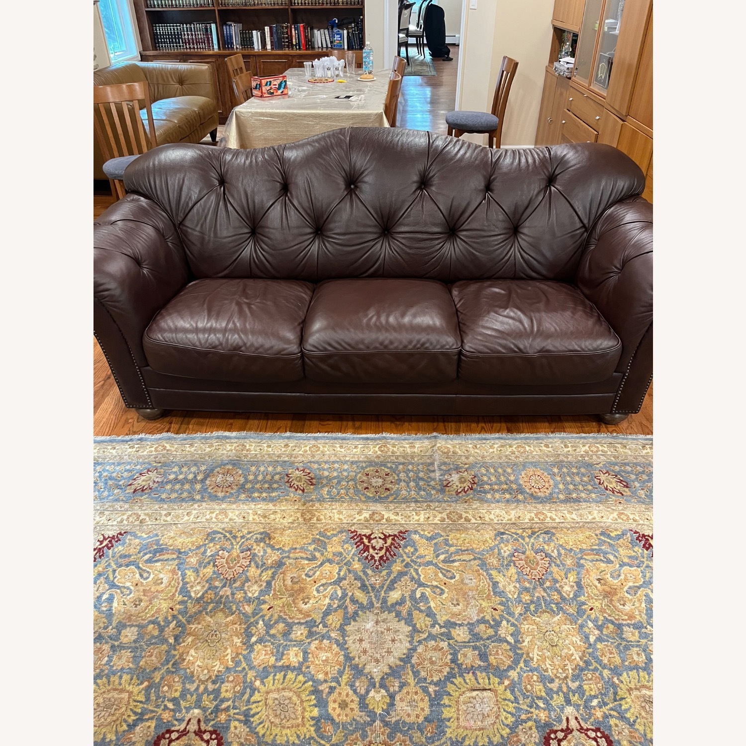 Natuzzi Leather Couch - image-1