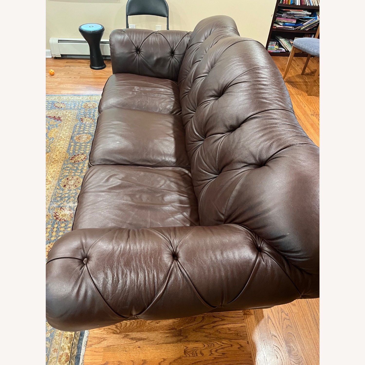 Natuzzi Leather Couch - image-2