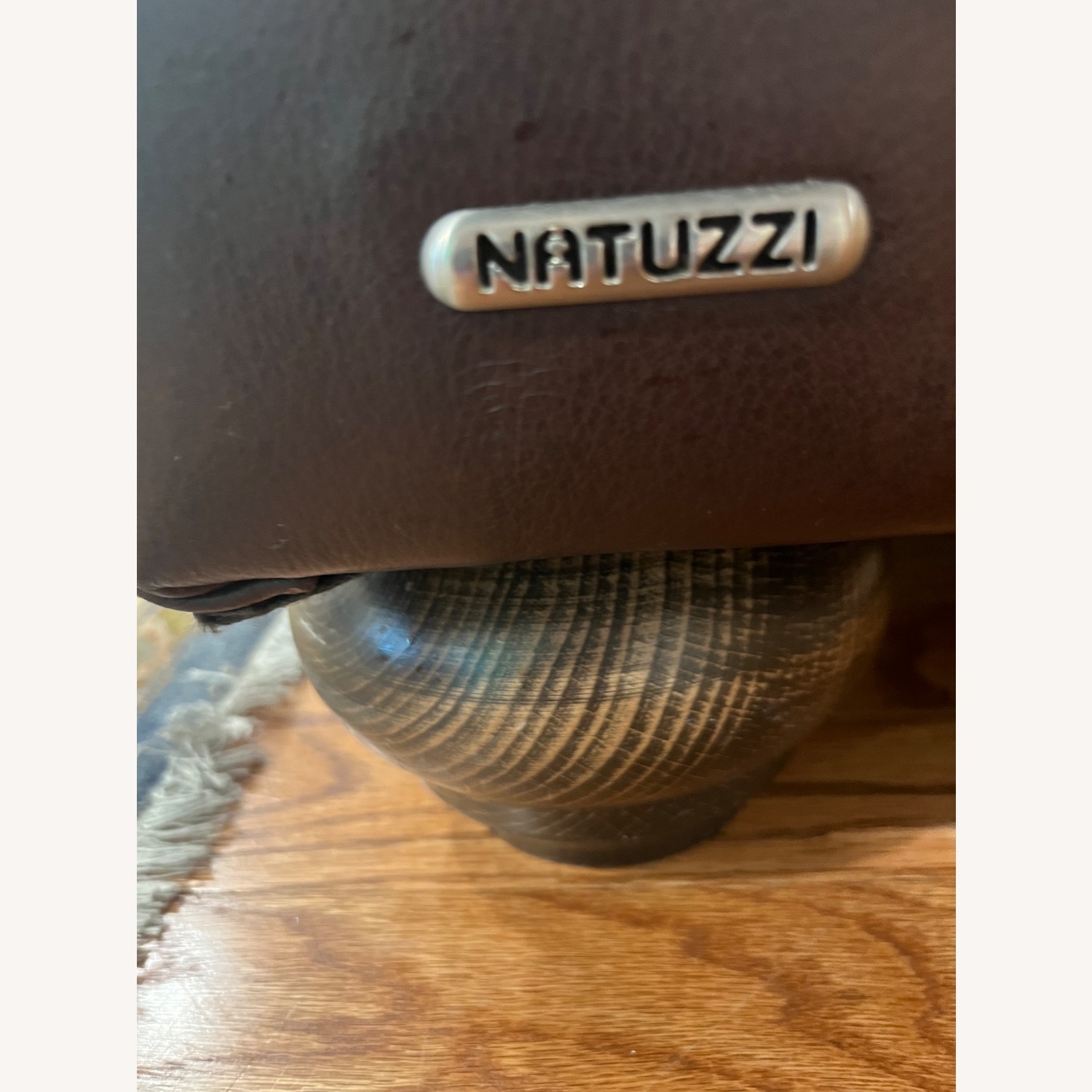Natuzzi Leather Couch - image-3