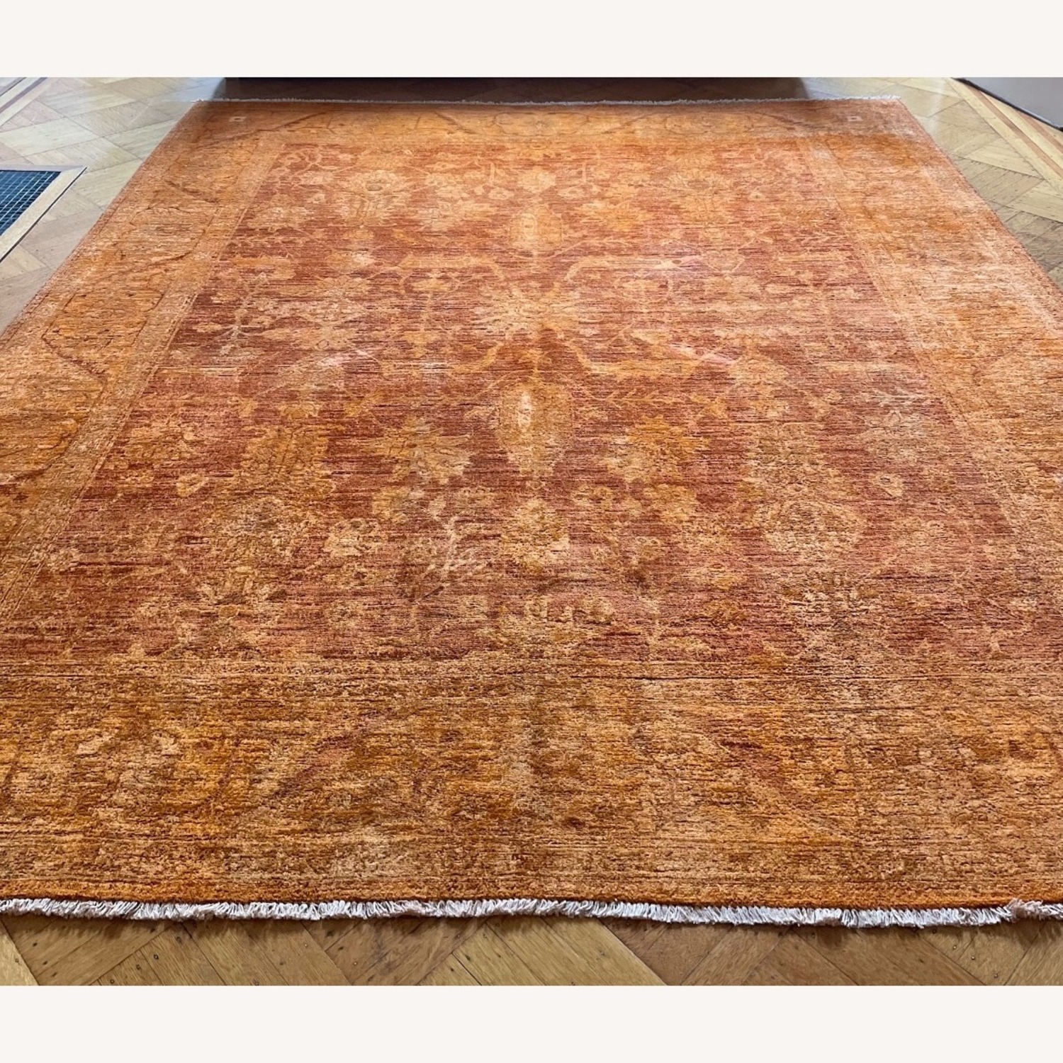 Manhattan Rugs Hand Knotted Overdyed Full Pile Rug - image-5