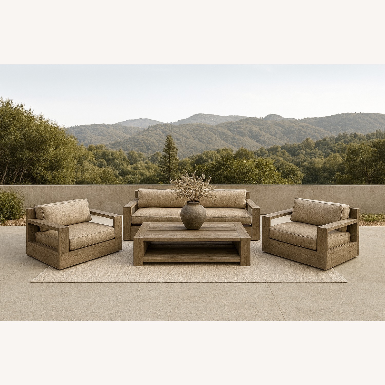 RH Restoration Hardware Marbella Teak Set - image-34