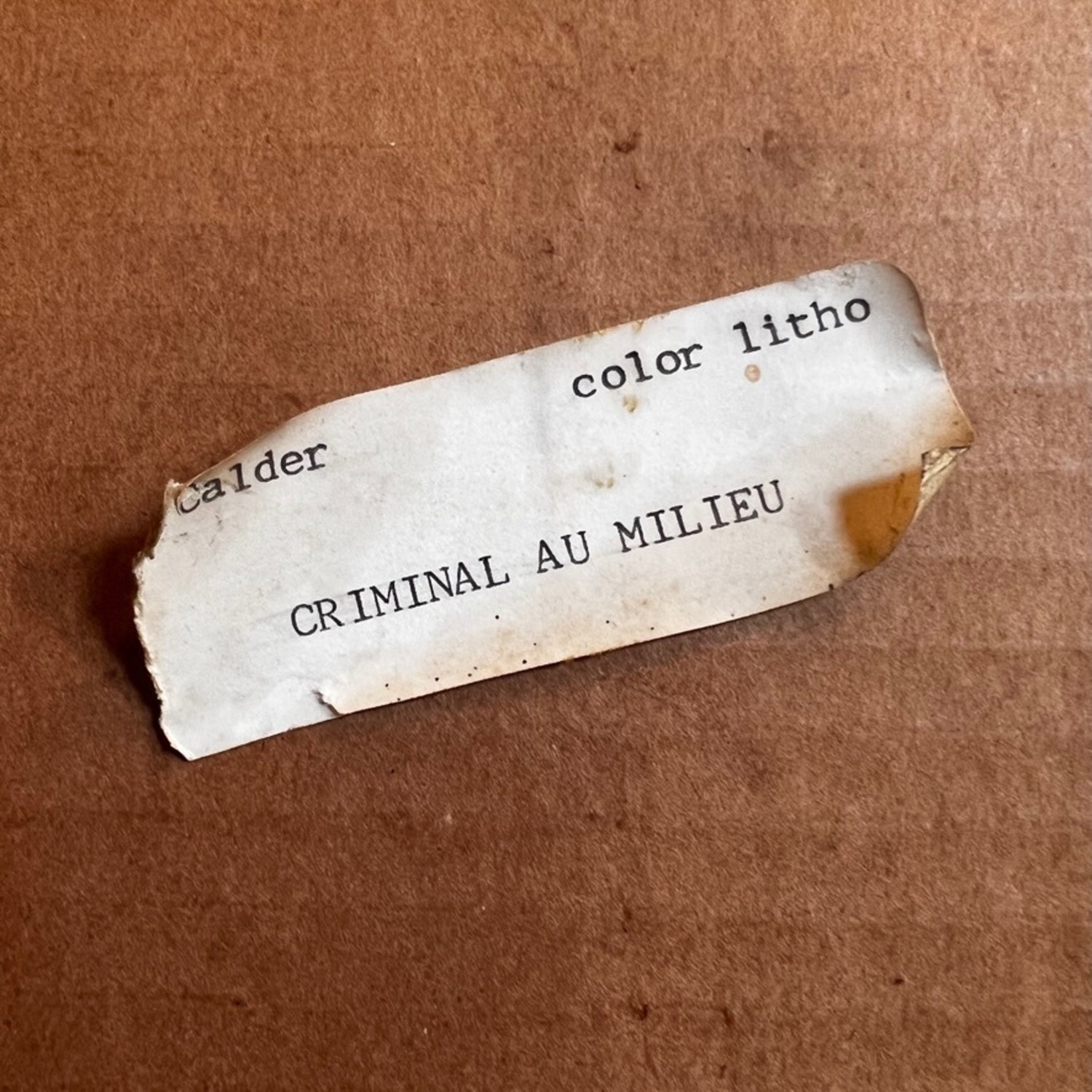 "Criminel Au Milieu" - Alexander Calder, 1966 - image-2