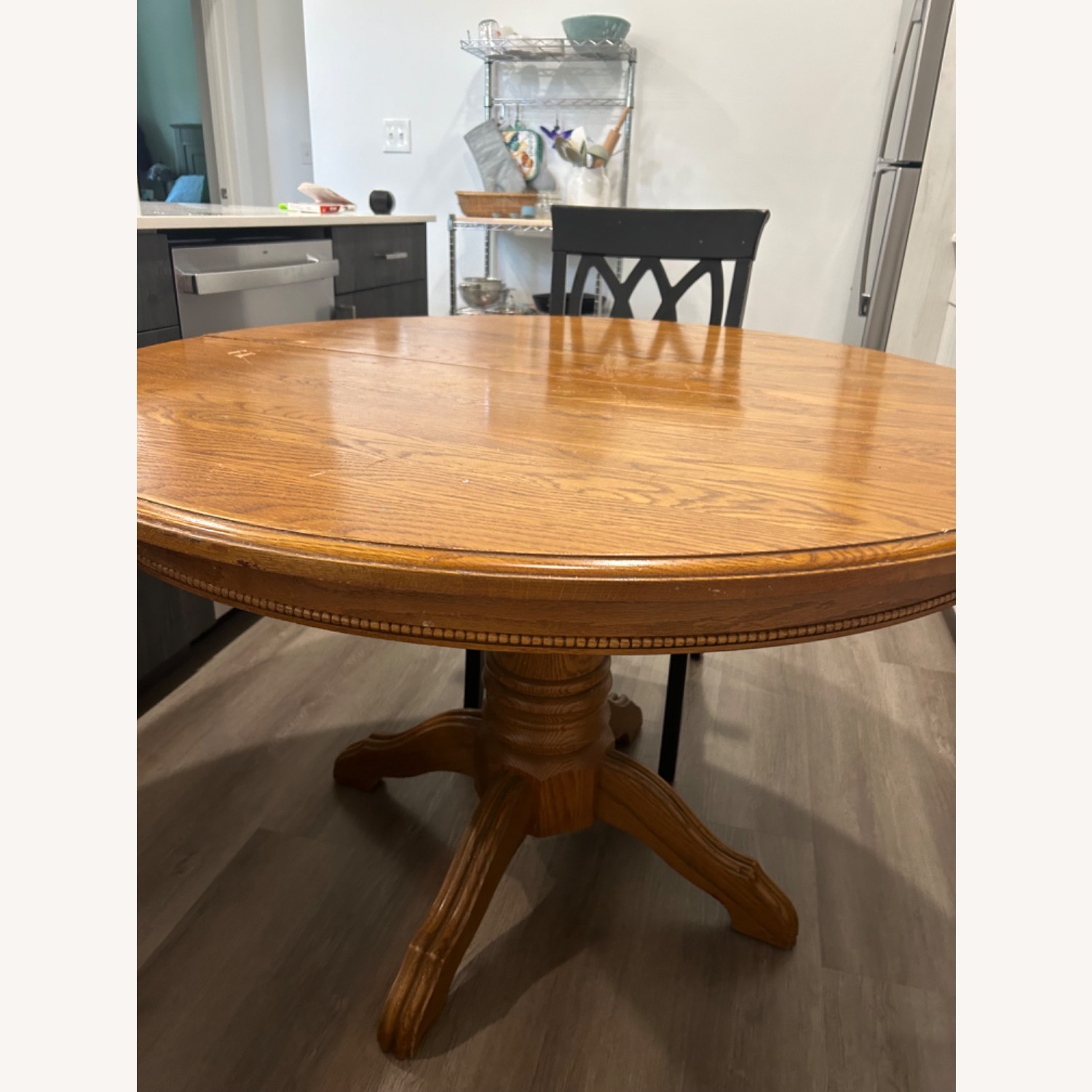 Wood Table and Chairs - image-1