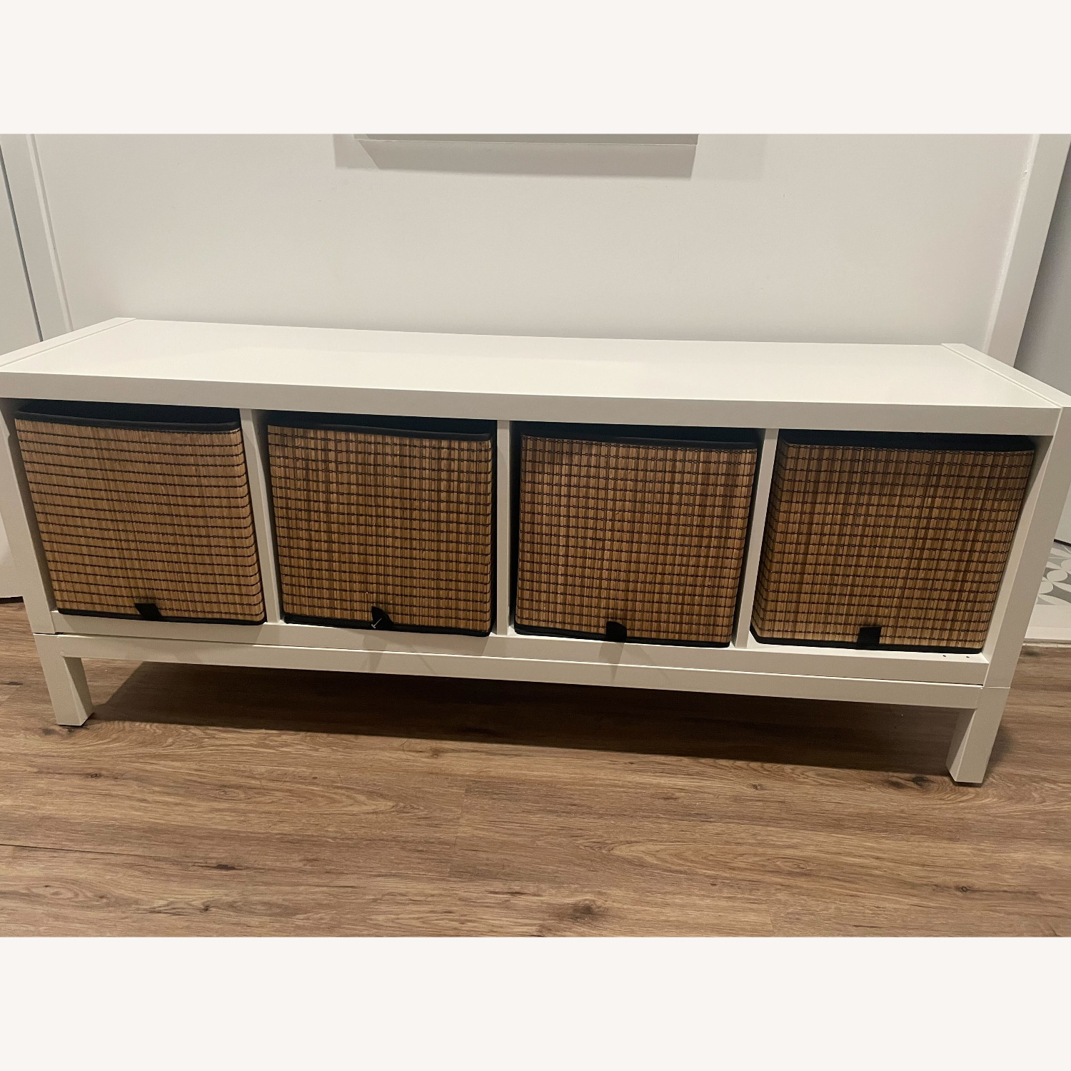 IKEA Kallax with Underframe and Storage Cubes - image-2