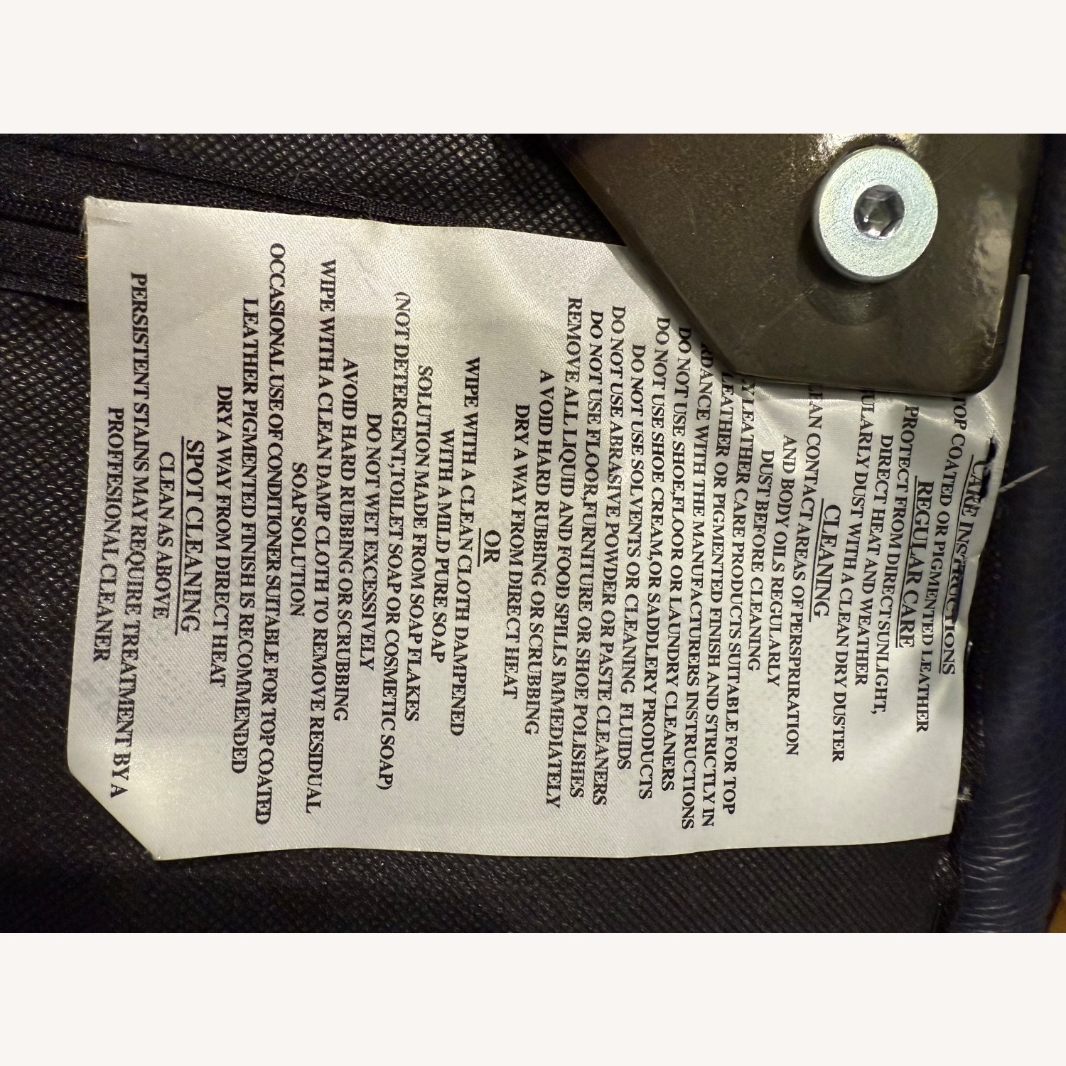 Blue Leather Vintage Accent Chairs - image-13