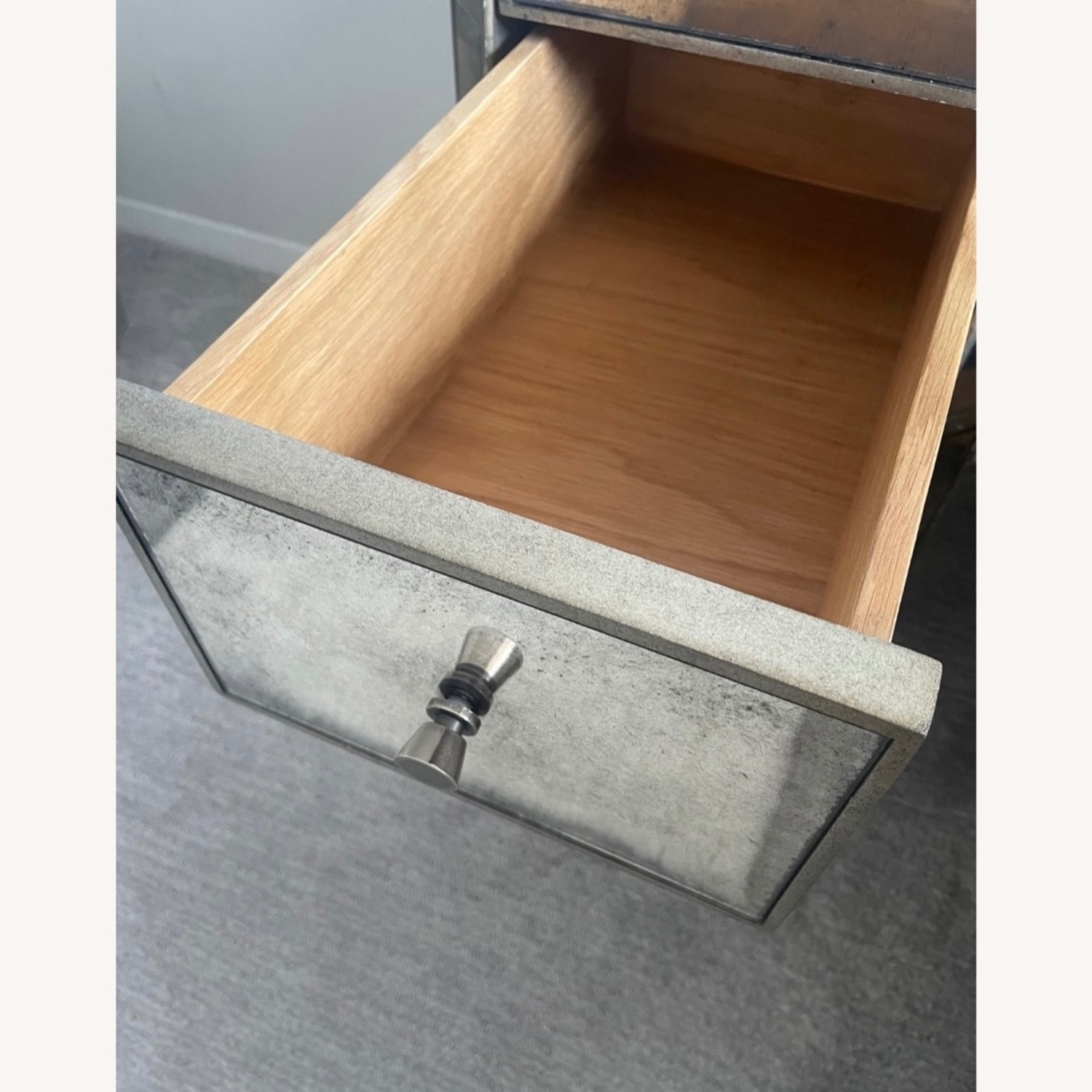 RH Beaumont Mirrored Storage Desk - image-7