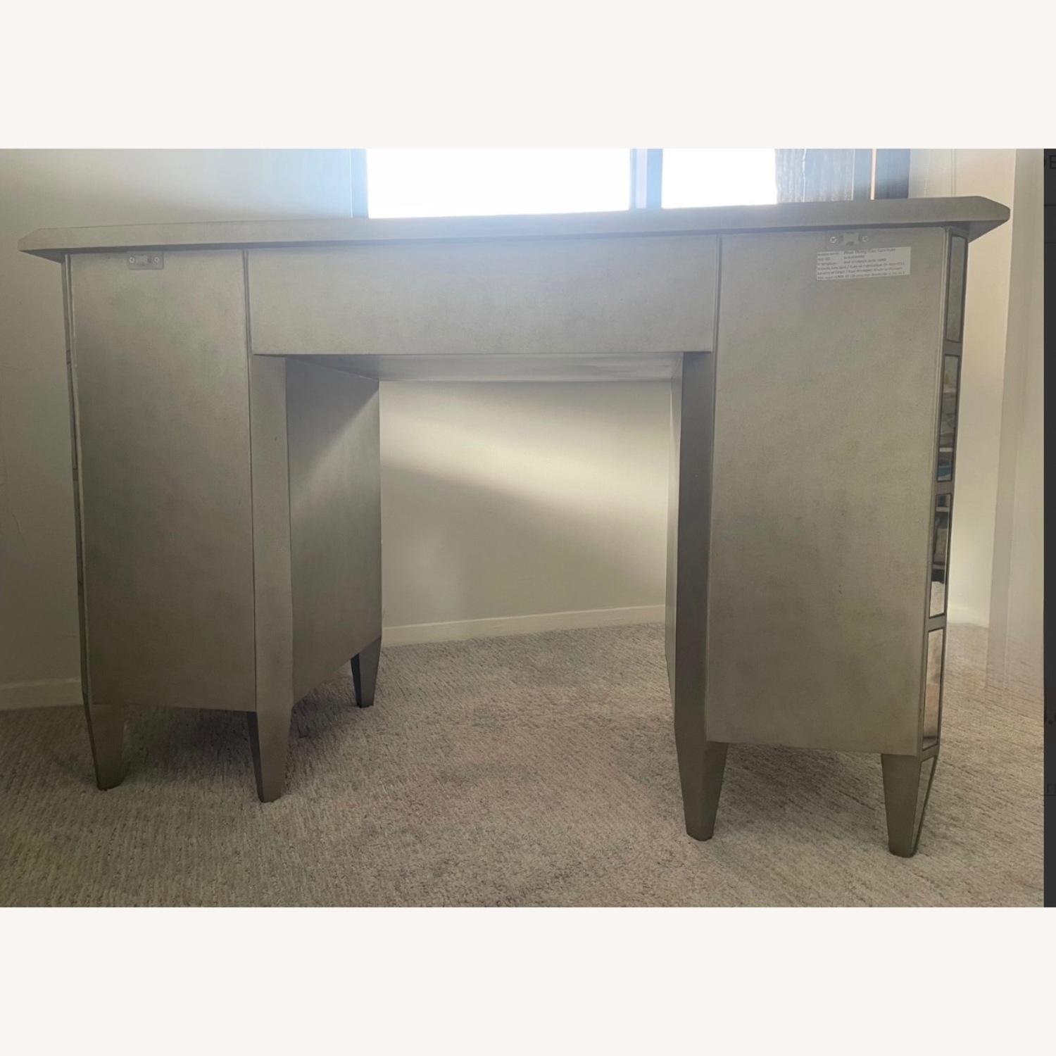RH Beaumont Mirrored Storage Desk - image-10