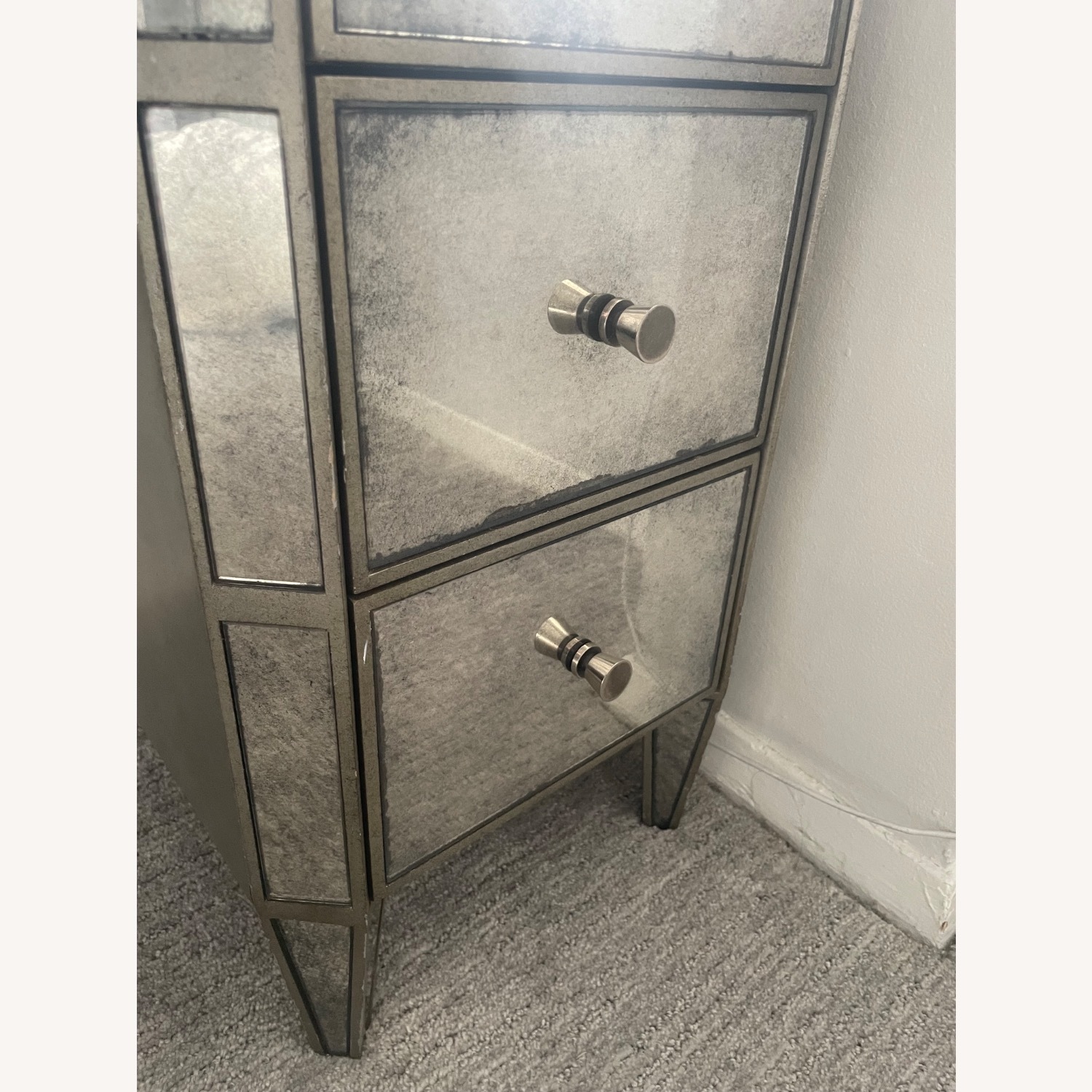 RH Beaumont Mirrored Storage Desk - image-2