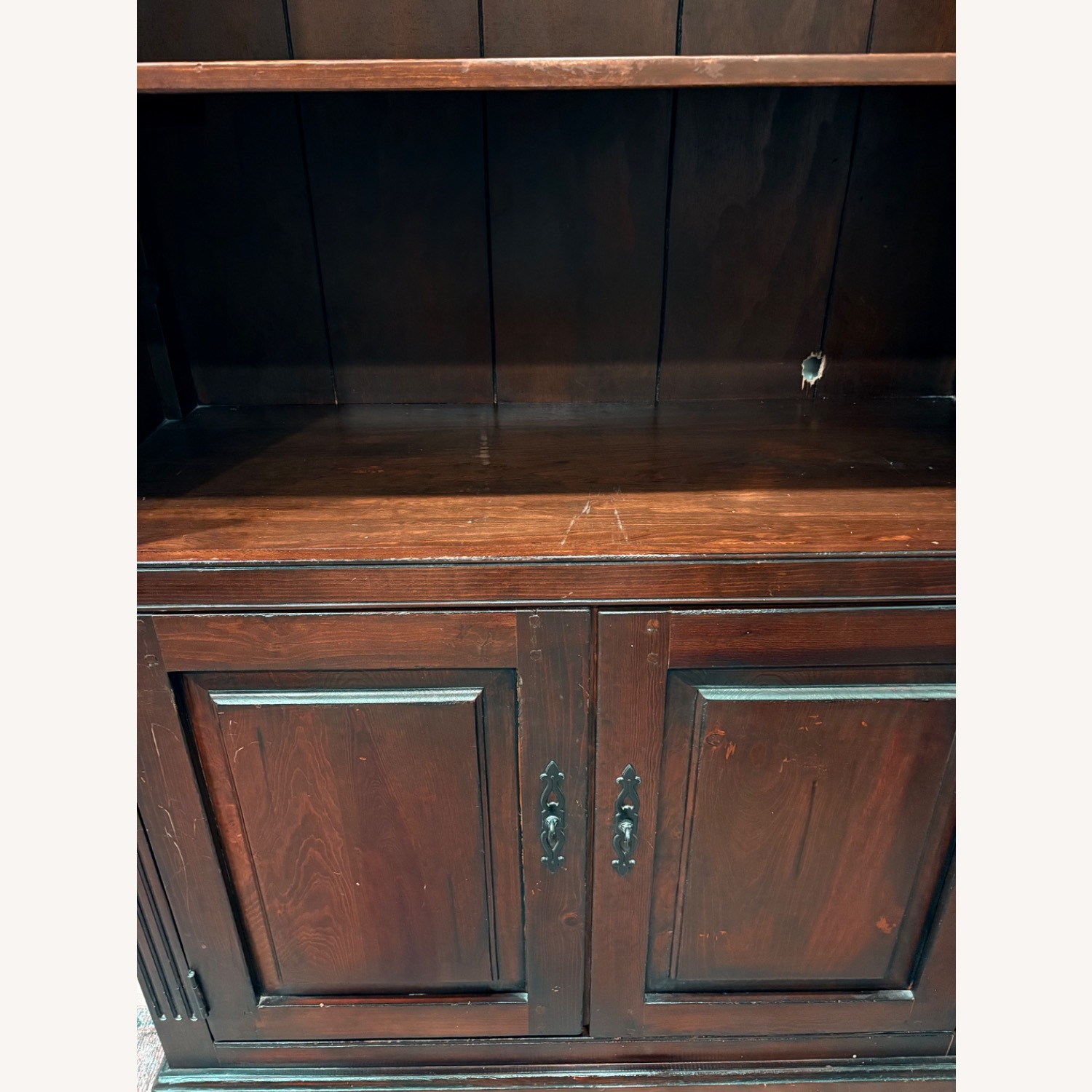 Weir's Real Wood Bookshelf with Cabinet - image-5