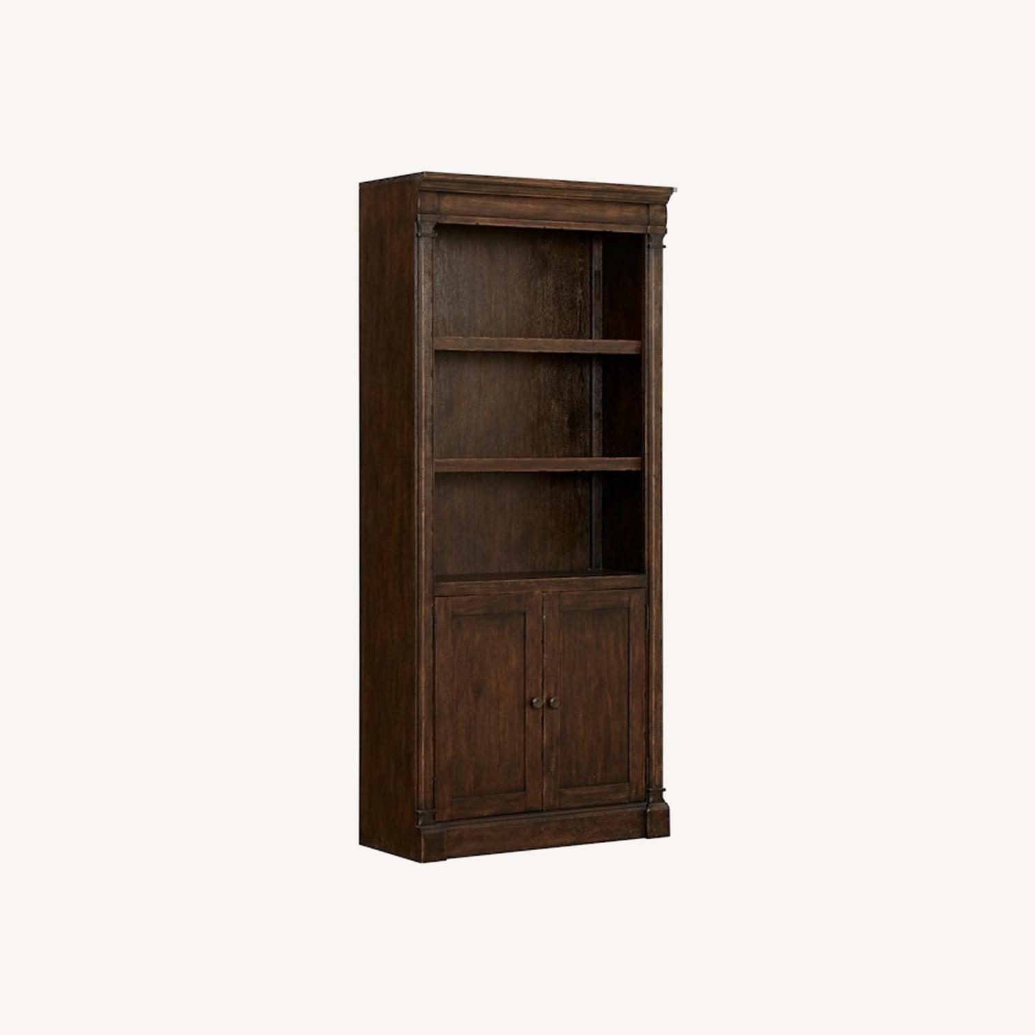 Weir's Real Wood Bookshelf with Cabinet - image-0