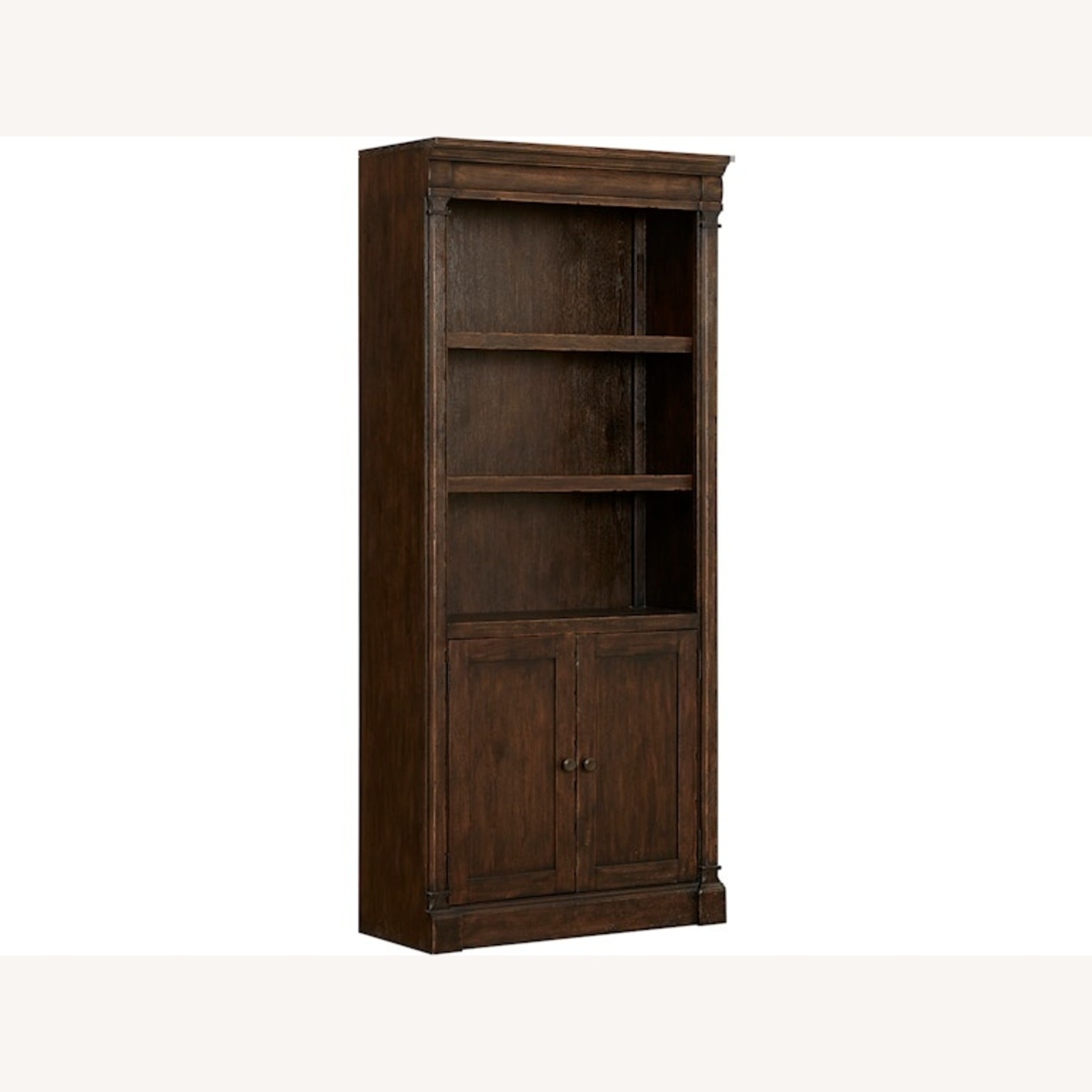 Weir's Real Wood Bookshelf with Cabinet - image-7
