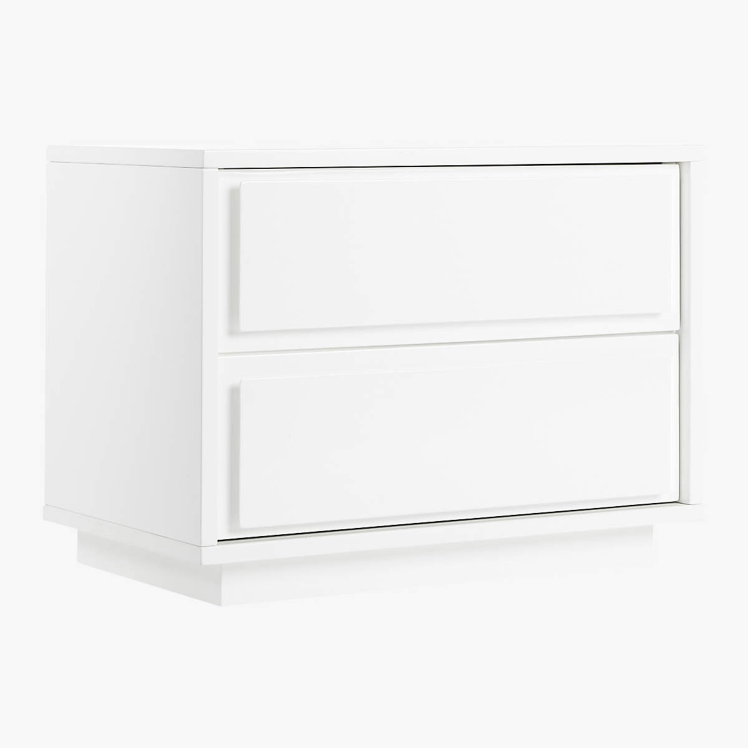 CB2 Gallery White 2-Drawer Nightstand - image-4