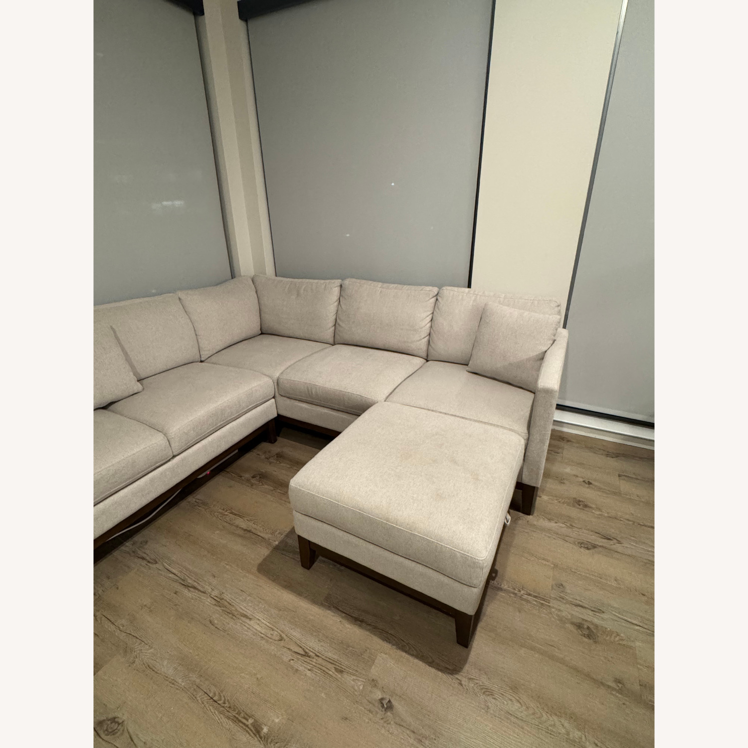 Thomasville Sectional Sofa with Ottoman - image-3