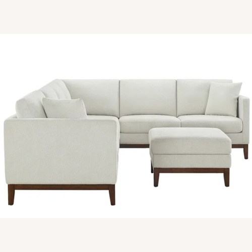 Used Thomasville Sectional Sofa with Ottoman for sale on AptDeco