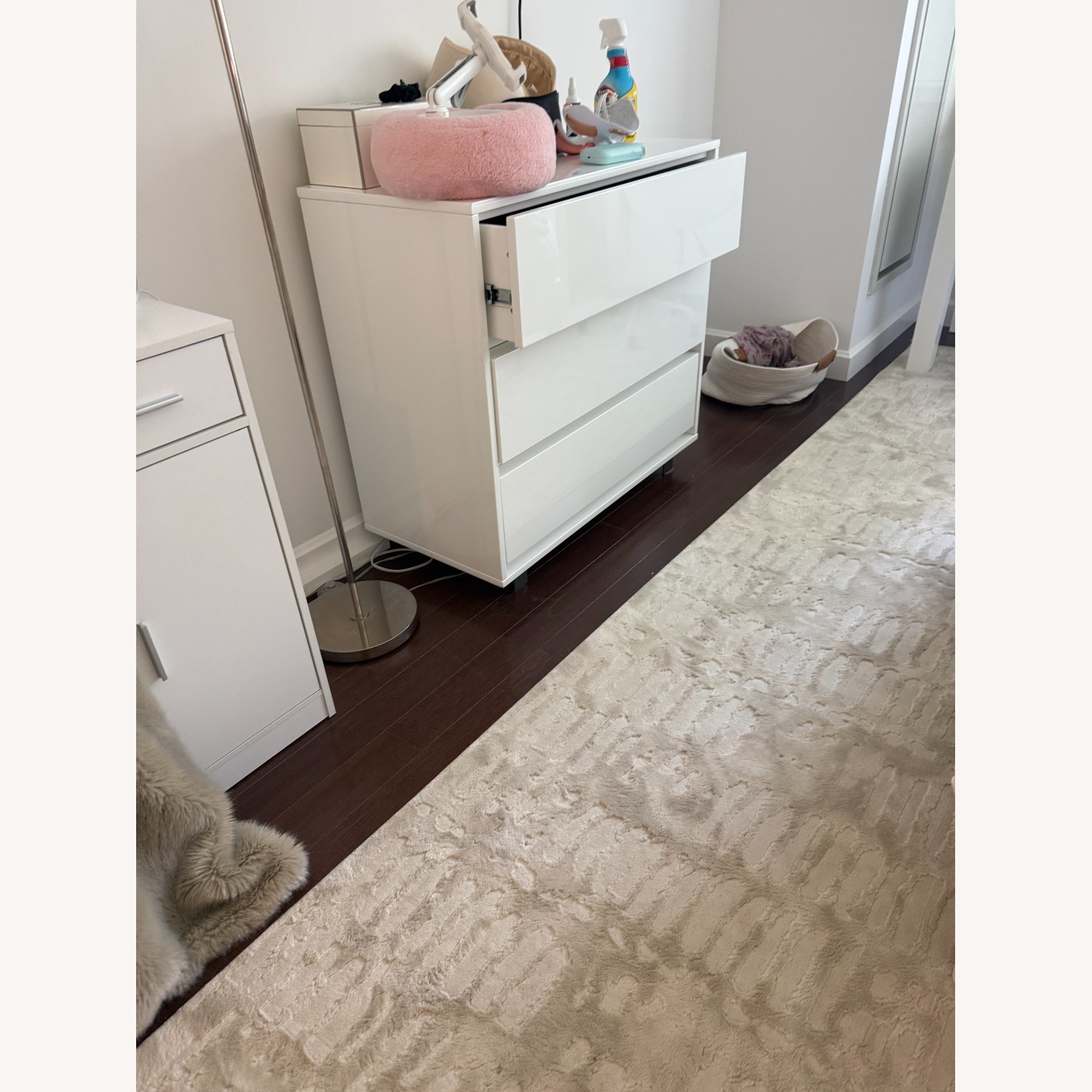 CB2 Gallery 3-Drawer White Dresser - image-3