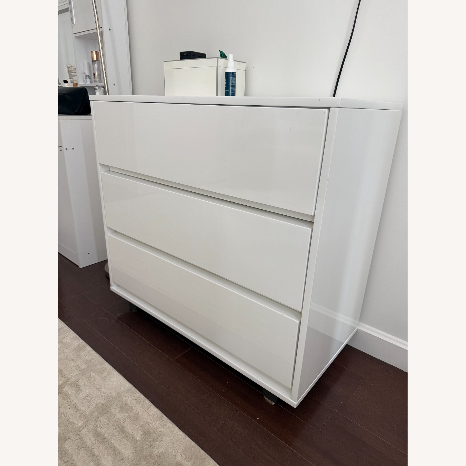 CB2 Gallery 3-Drawer White Dresser - image-2