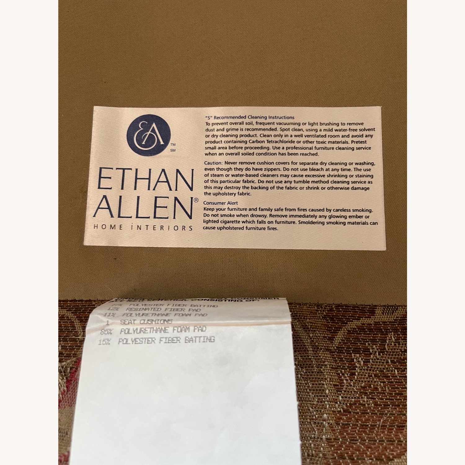 Ethan Allen Upholstered Armchair - image-3