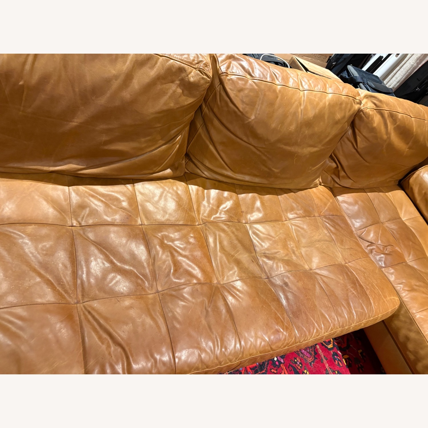 Article Sven Tufted Leather Left Sectional - image-5