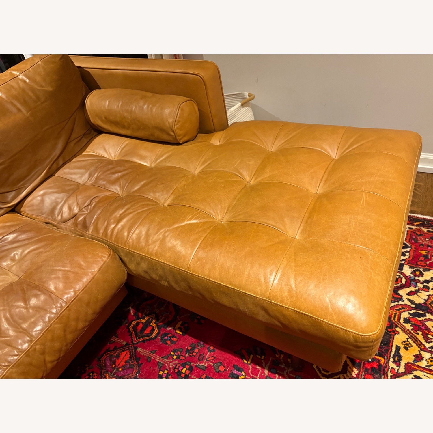 Article Sven Tufted Leather Left Sectional - image-4