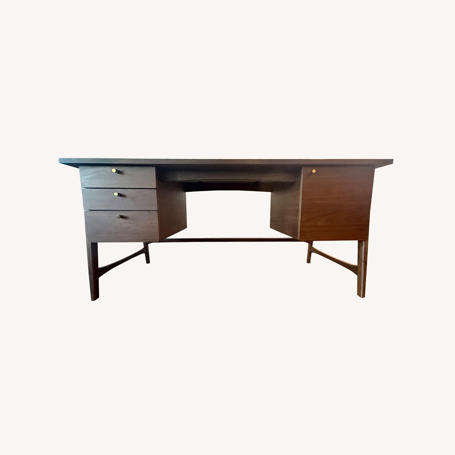 Article Krossa Walnut Brown Executive Desk - image-9