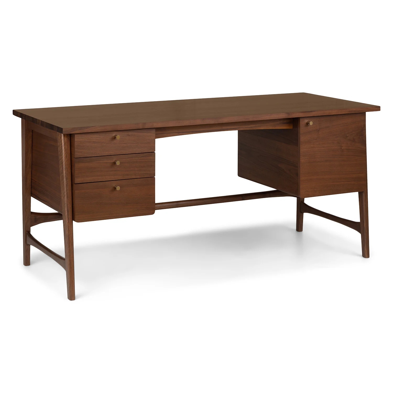 Article Krossa Walnut Brown Executive Desk - image-8