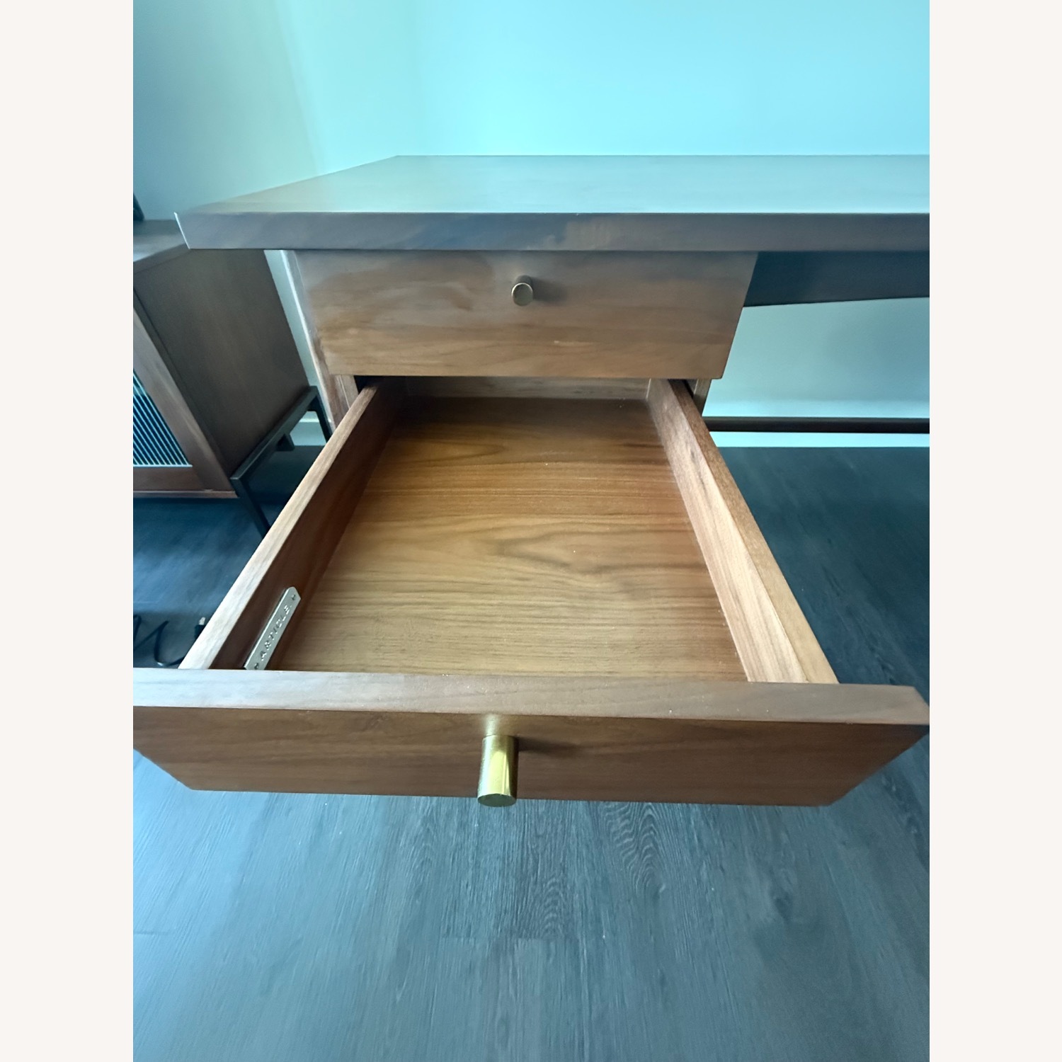 Article Krossa Walnut Brown Executive Desk - image-6