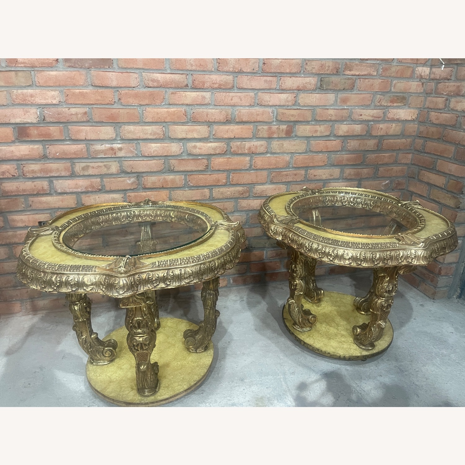 Ornate Vintage Side Tables - image-1