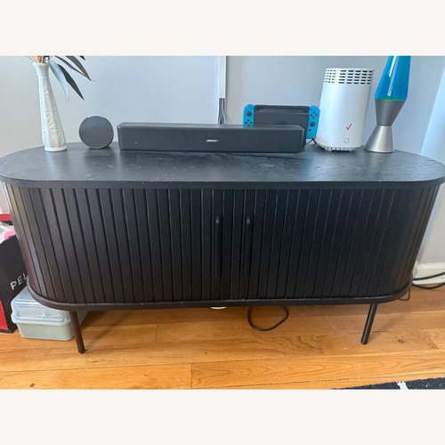 Used Modern Black Media Console  for sale on AptDeco
