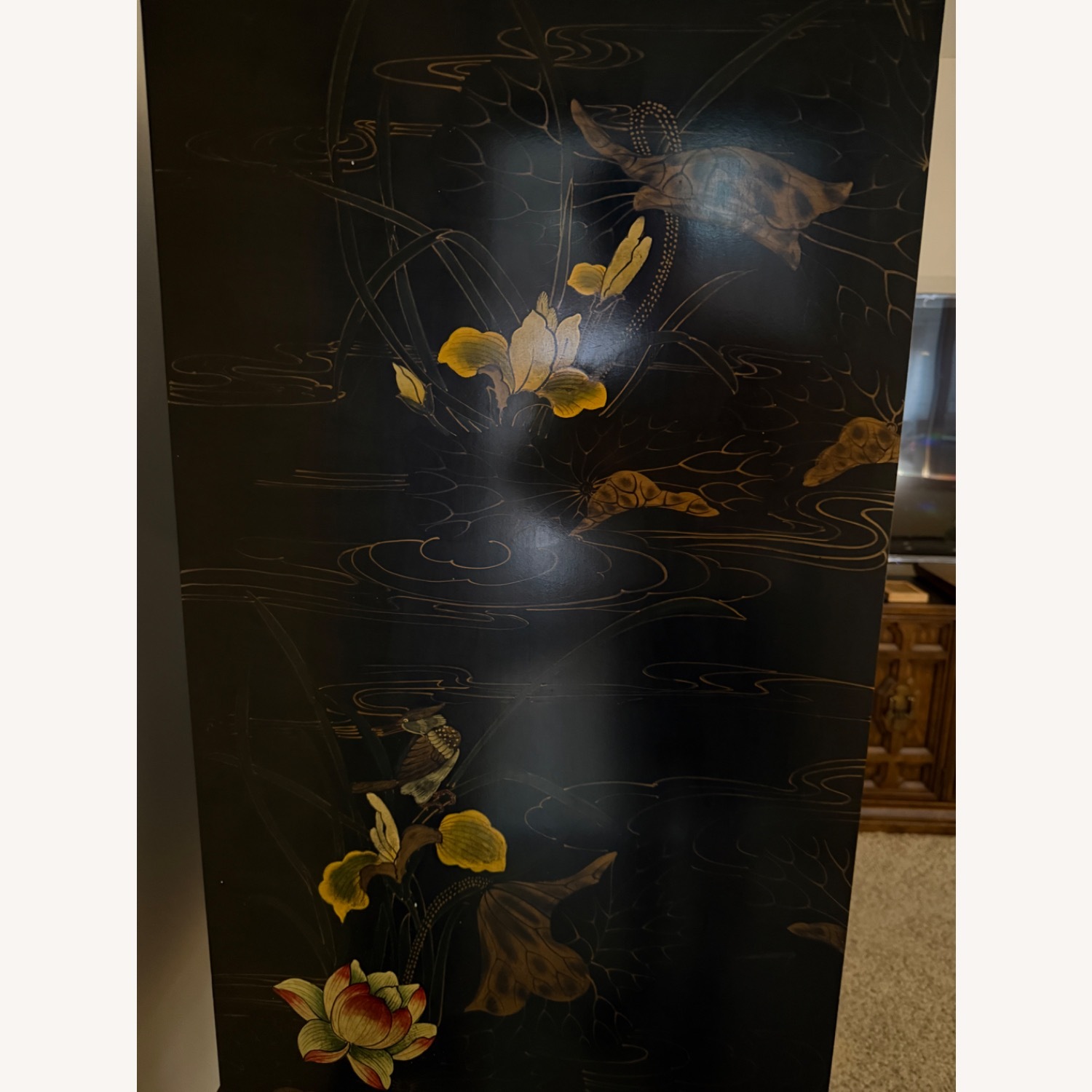 1980s Maitland Smith Bar Cabinet - image-5