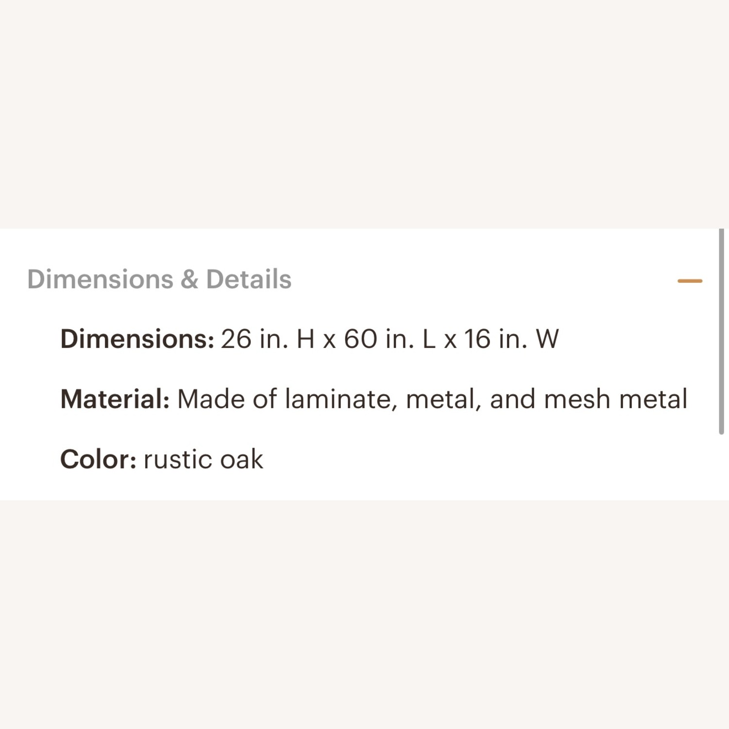 60” Industrial Media Console – Rustic Oak - image-5