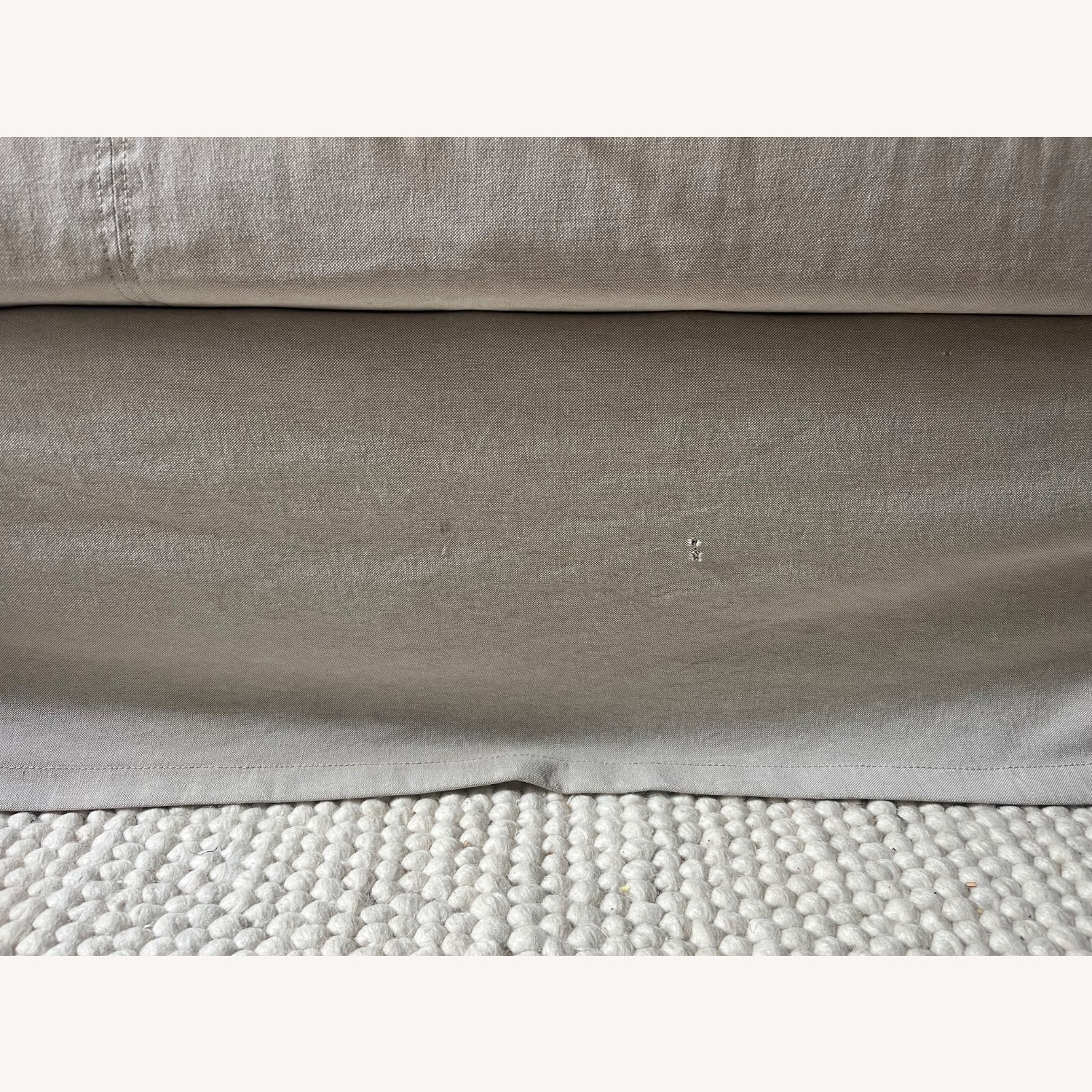 IKEA Sandbacken Sleeper Sofa with Ottoman (Beige) - image-2