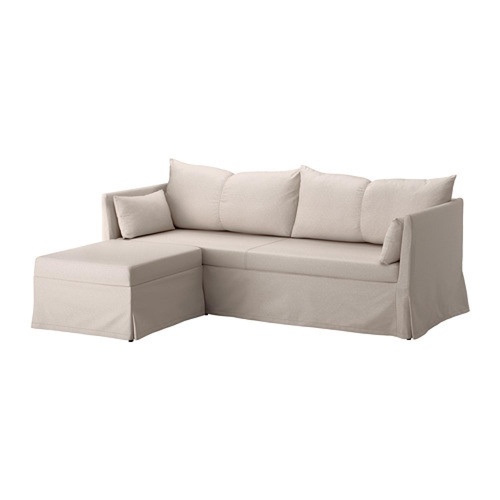 Used IKEA Sandbacken Sleeper Sofa with Ottoman (Beige) for sale on AptDeco