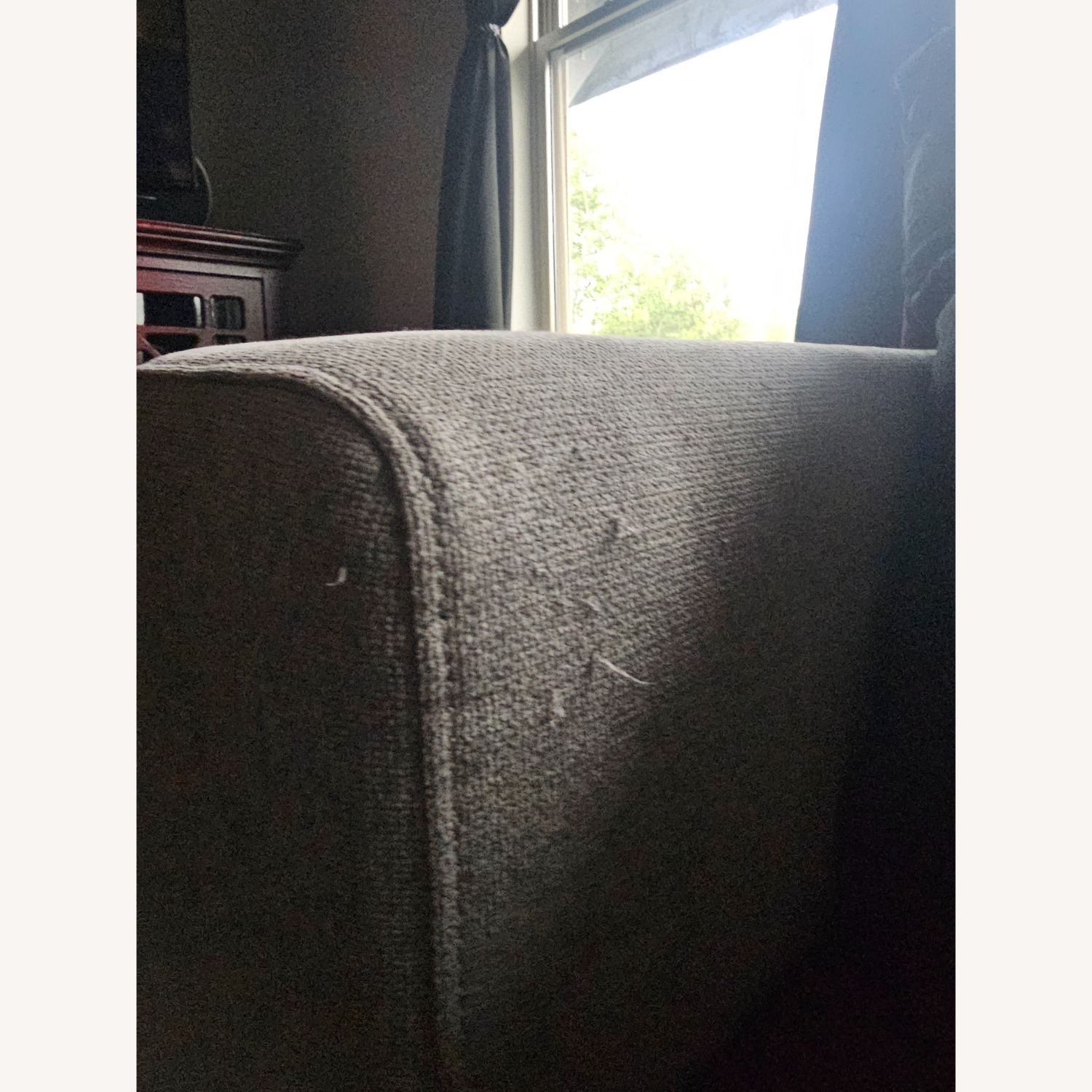 Large Grey Sectional with Cushion Covers - image-3