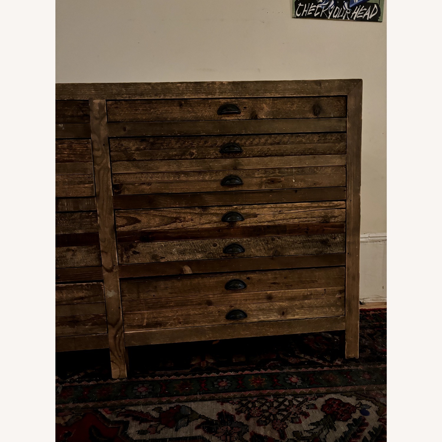 Restoration Hardware Printmakers Wood Dresser - image-5