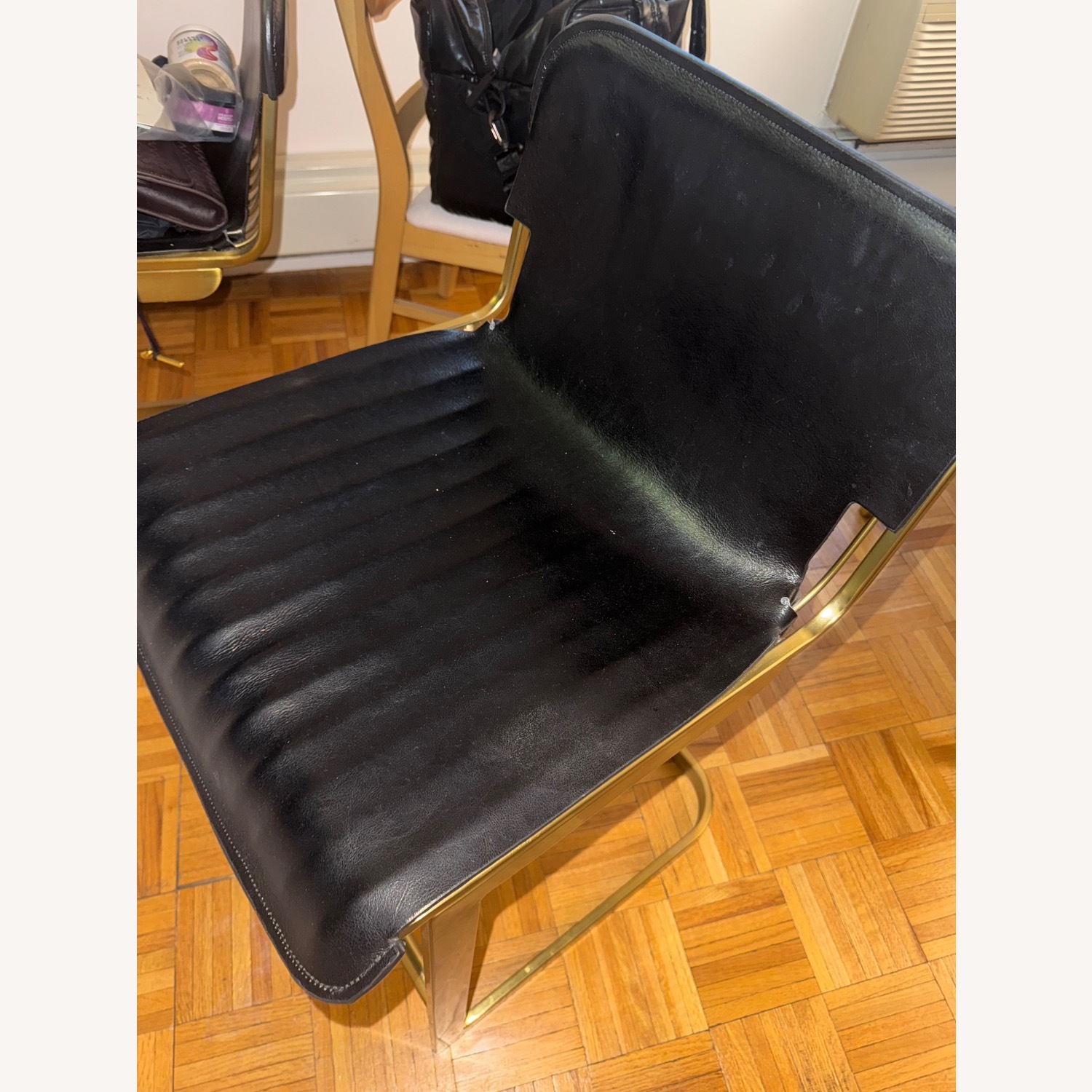 CB2 Kravitz Design Black Gold Stools - image-2