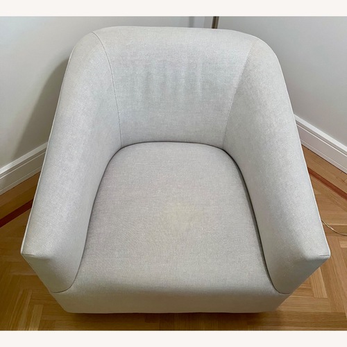 Used Restoration Hardware Italian Shelter Arm Swivel Chair 1950s for sale on AptDeco