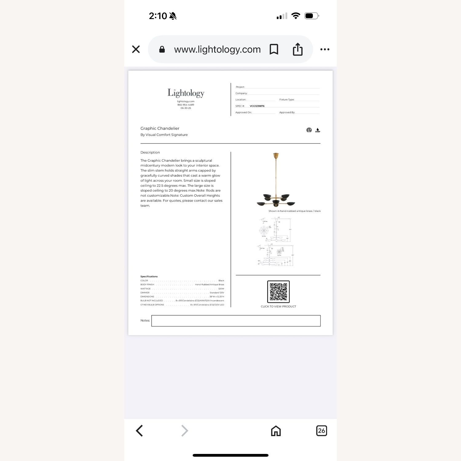 AERIN Chandelier - image-7