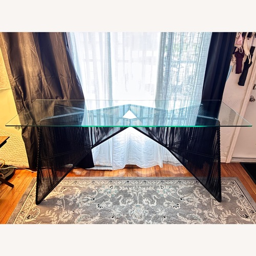 Used Schema Black Metal Console Table for sale on AptDeco