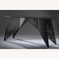Schema Black Metal Console Table