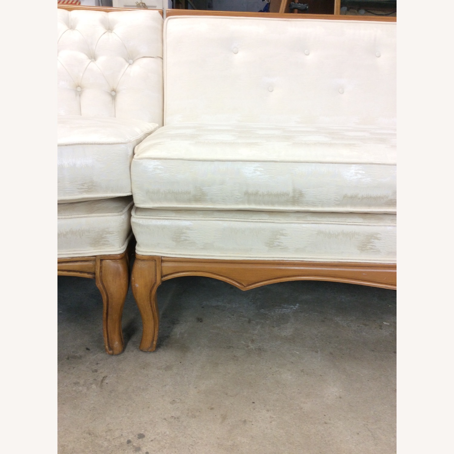 Mid Century 3pc Sectional Sofa with Tapered Legs - image-10