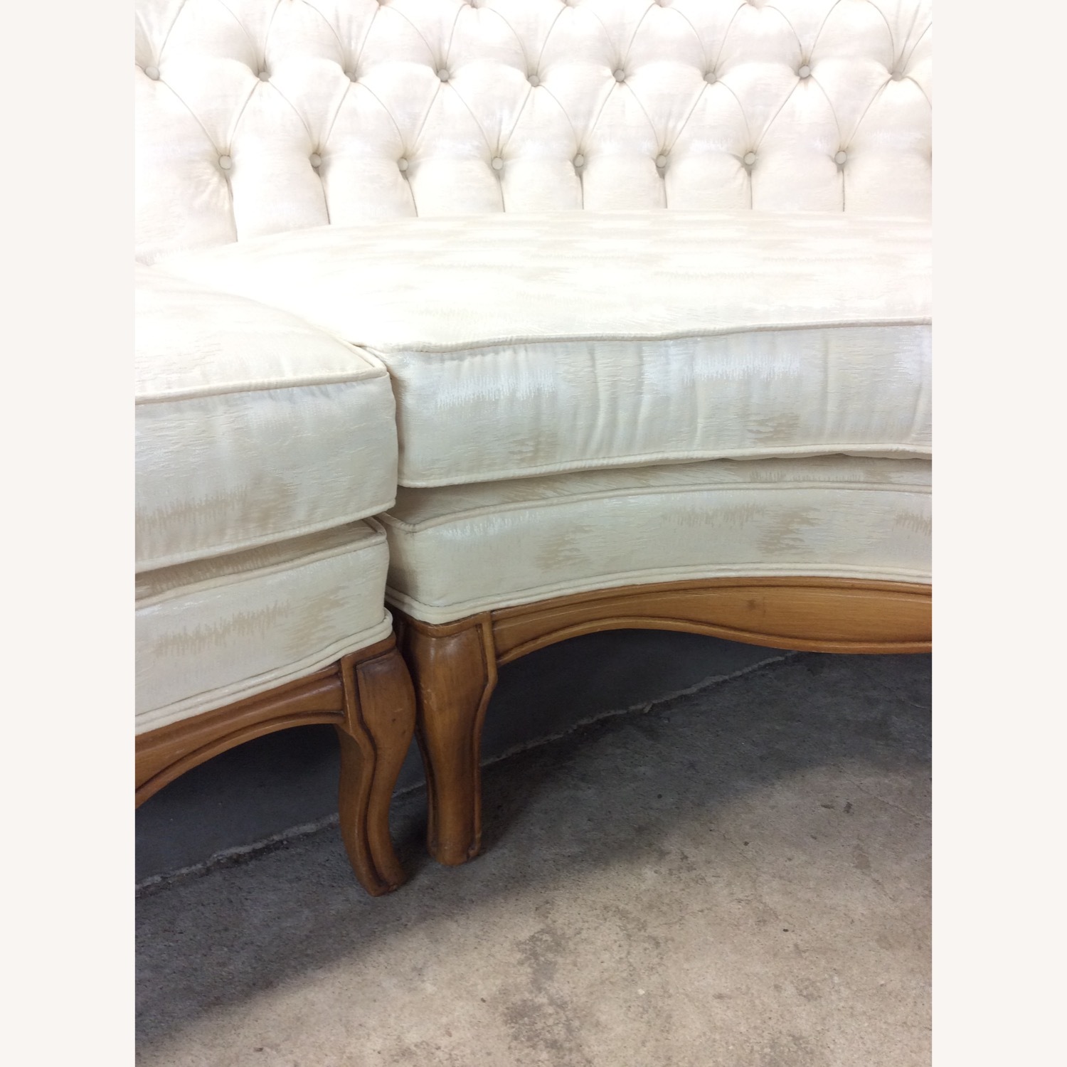 Mid Century 3pc Sectional Sofa with Tapered Legs - image-9