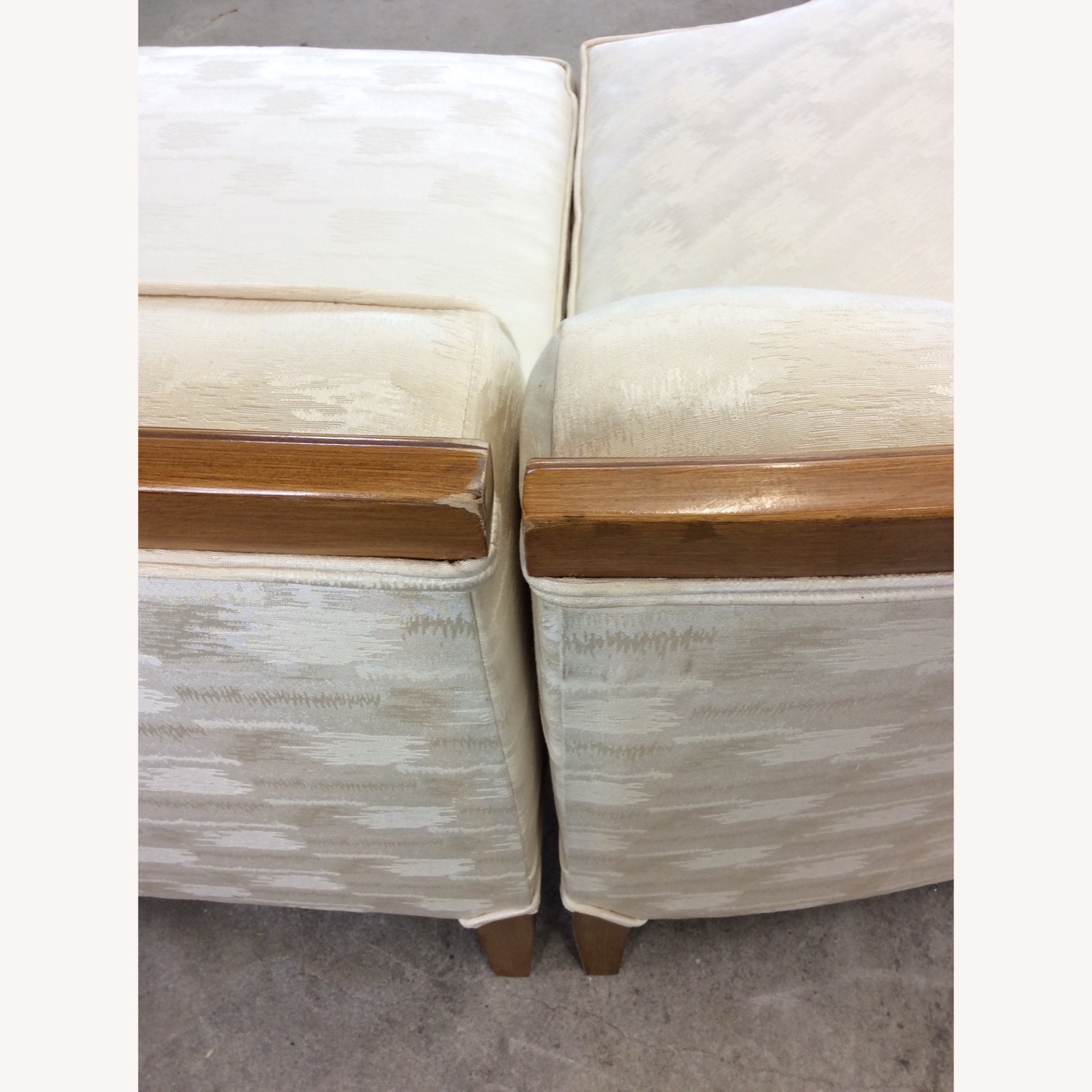 Mid Century 3pc Sectional Sofa with Tapered Legs - image-17