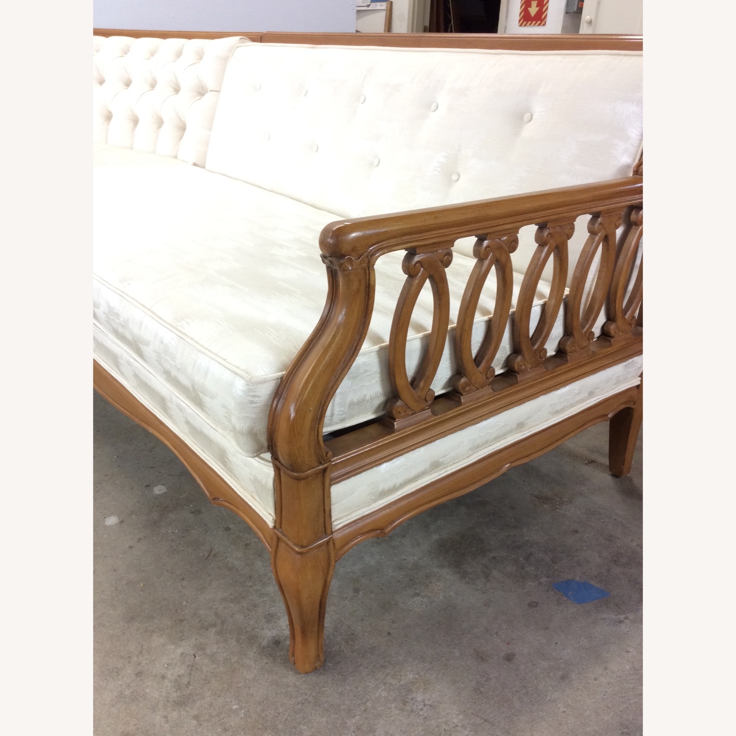 Mid Century 3pc Sectional Sofa with Tapered Legs - image-11