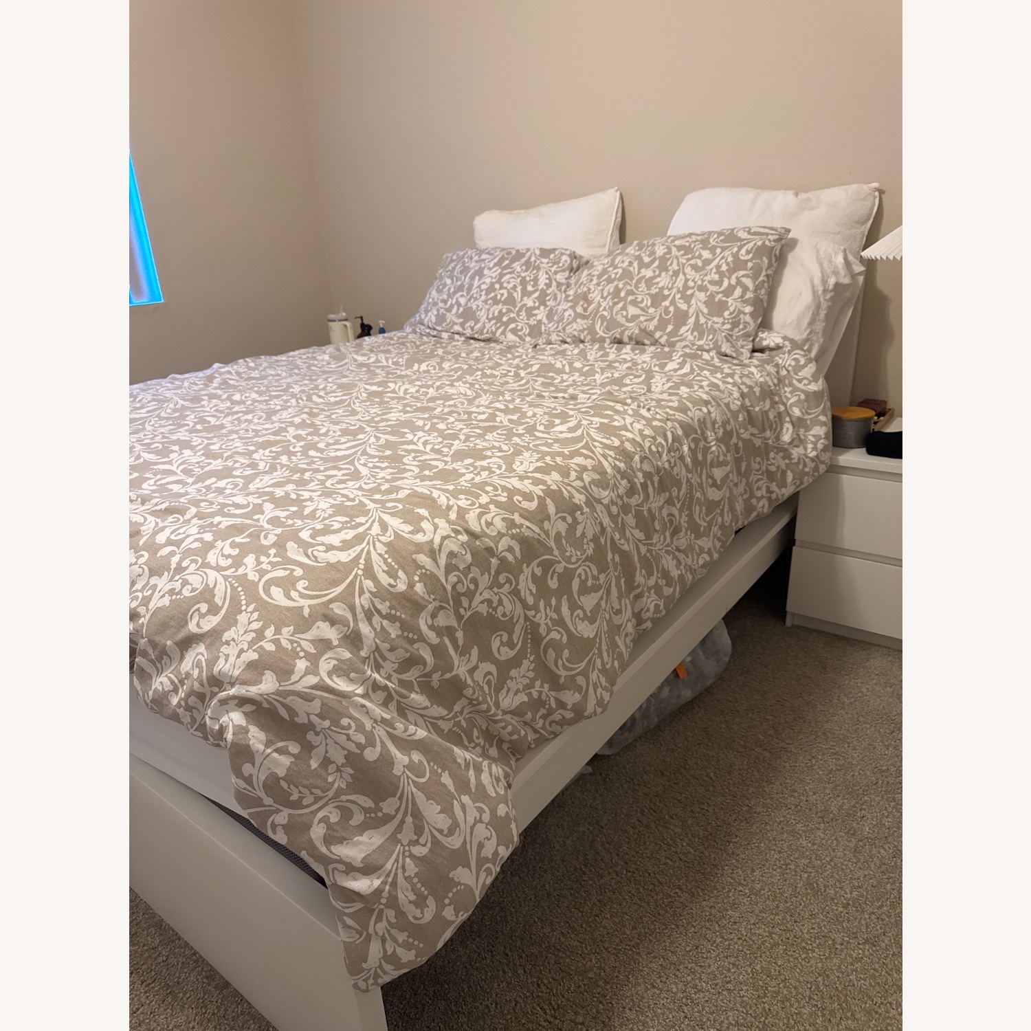 IKEA White Queen Bed Frame  - image-3