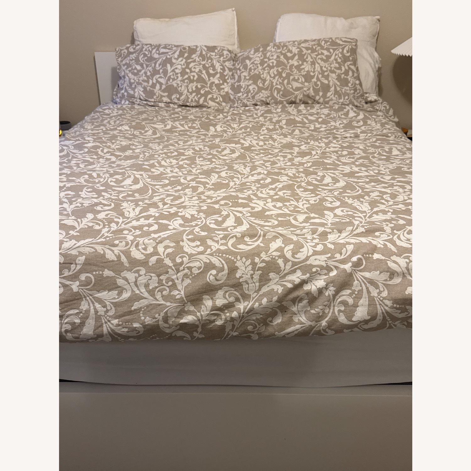 IKEA White Queen Bed Frame  - image-1