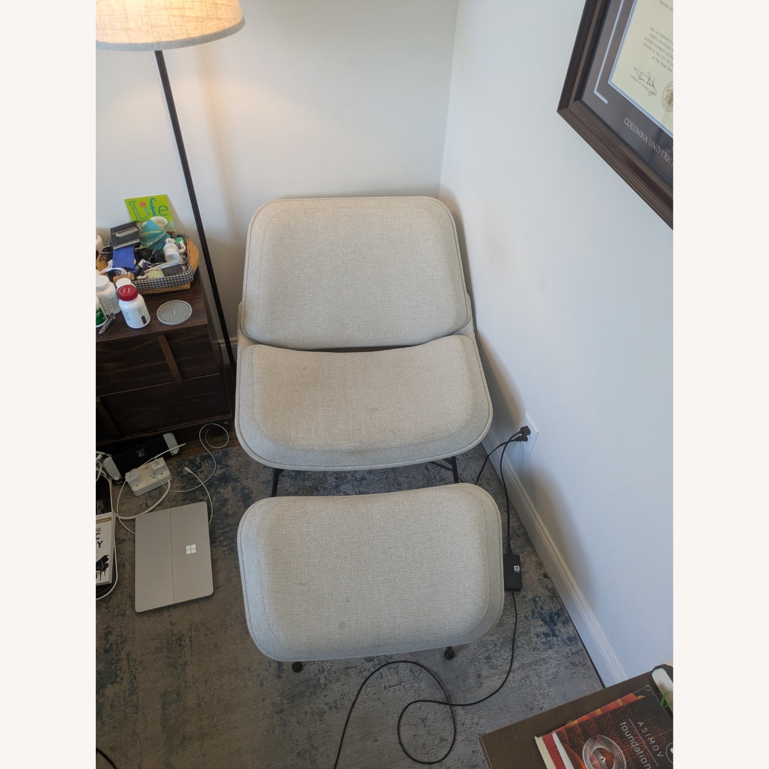 Vesper Chair with Ottoman - image-4