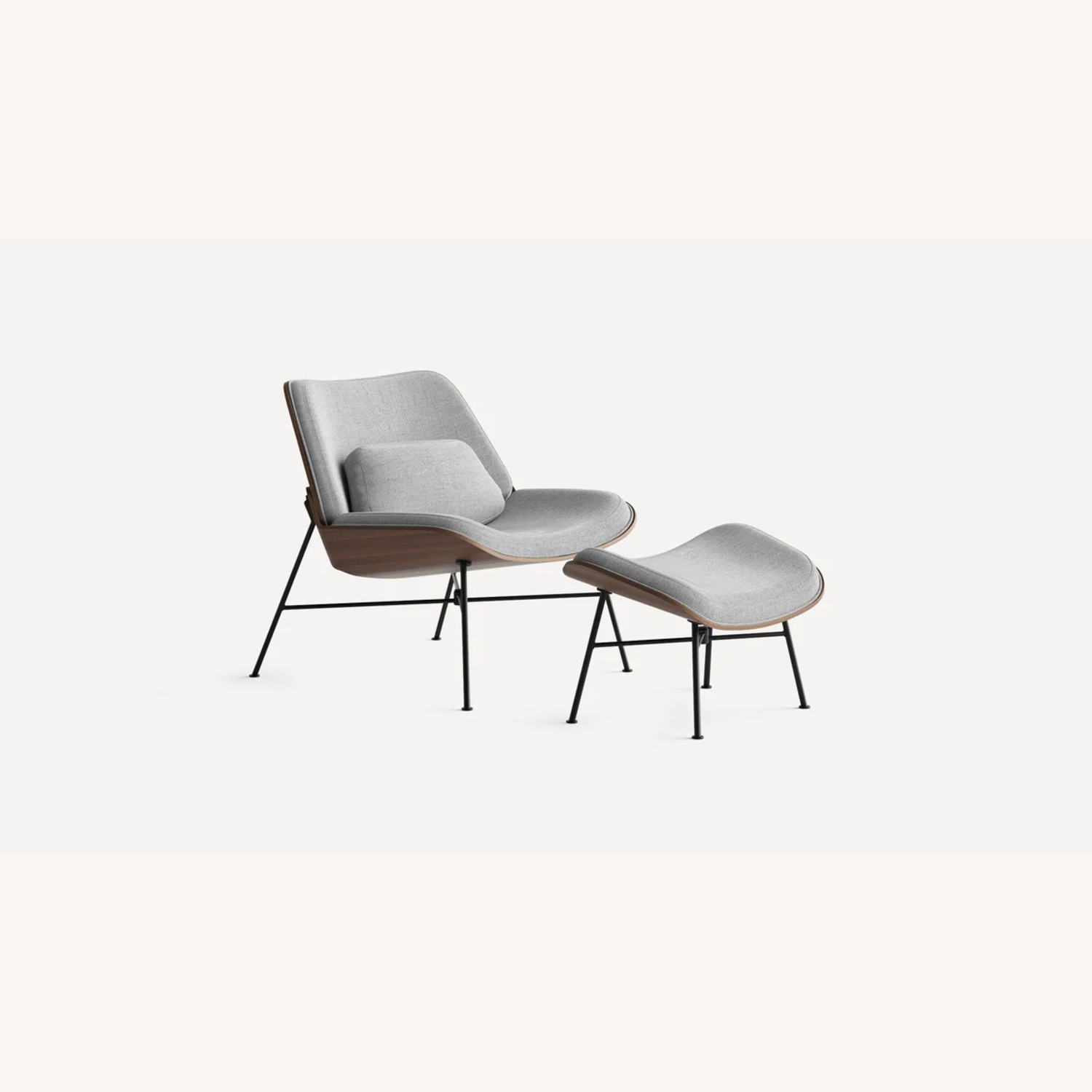 Vesper Chair with Ottoman - image-0